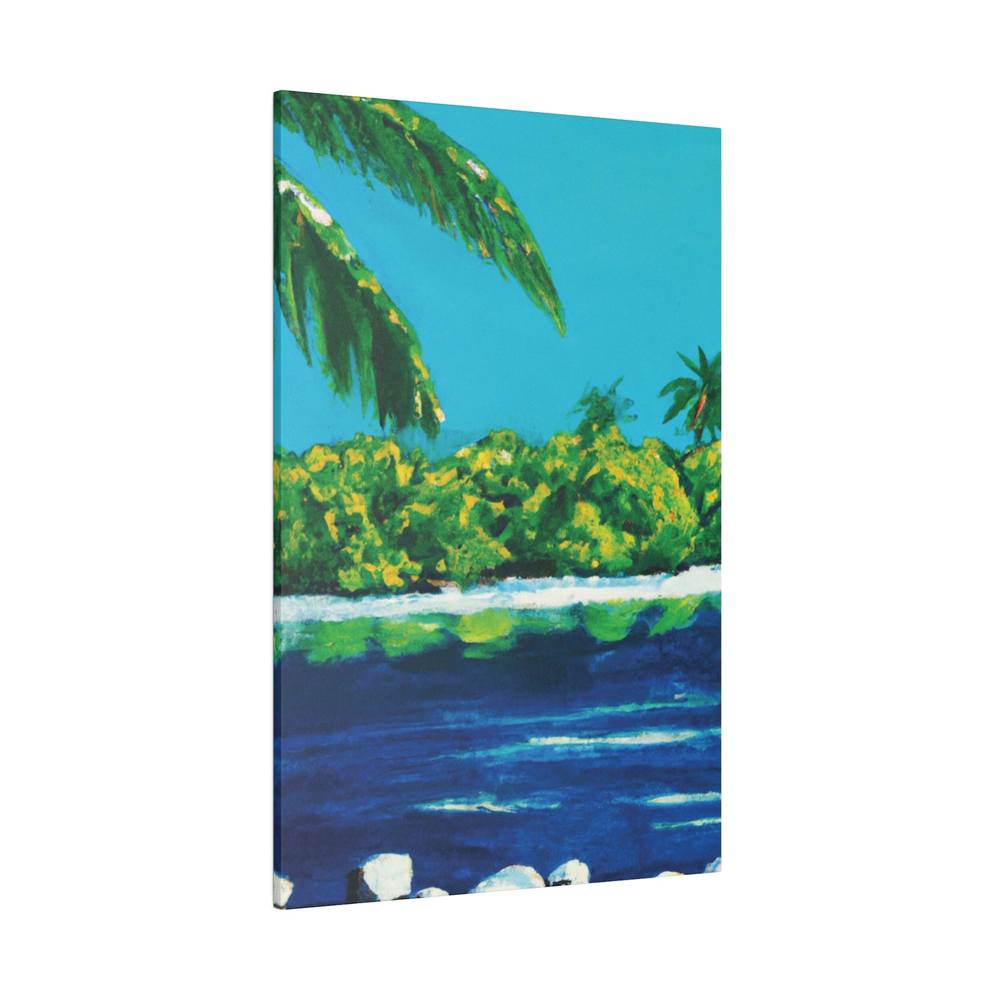 2473X - Bahamas Ocean Painting Print | Bahamas | Ocean | Beach | Poster | Home Decor | Wall Art | Canvas