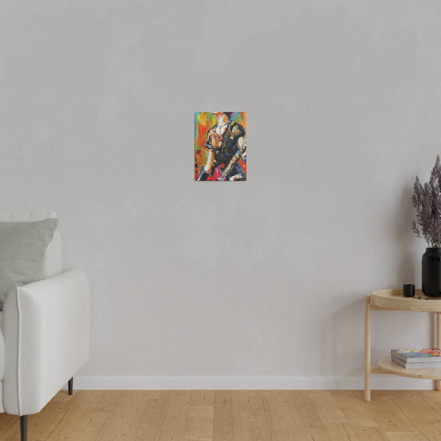 5867V - Rockstar Oil Painting Style Print | Poster | Home Decor | Wall Art | Music Art | Canvas