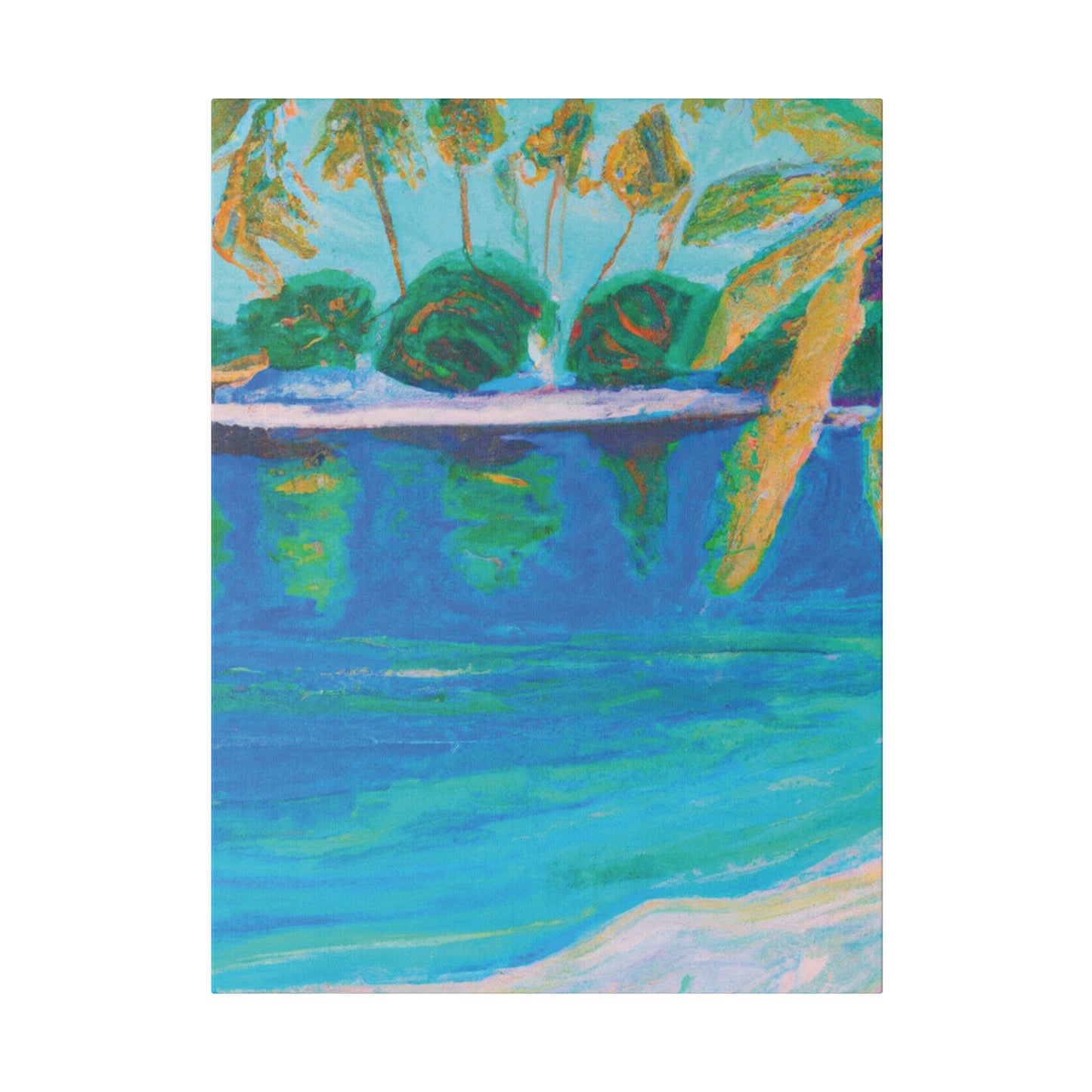 8975V - Bahamas Ocean Painting Print | Bahamas | Ocean | Beach | Poster | Home Decor | Wall Art | Canvas