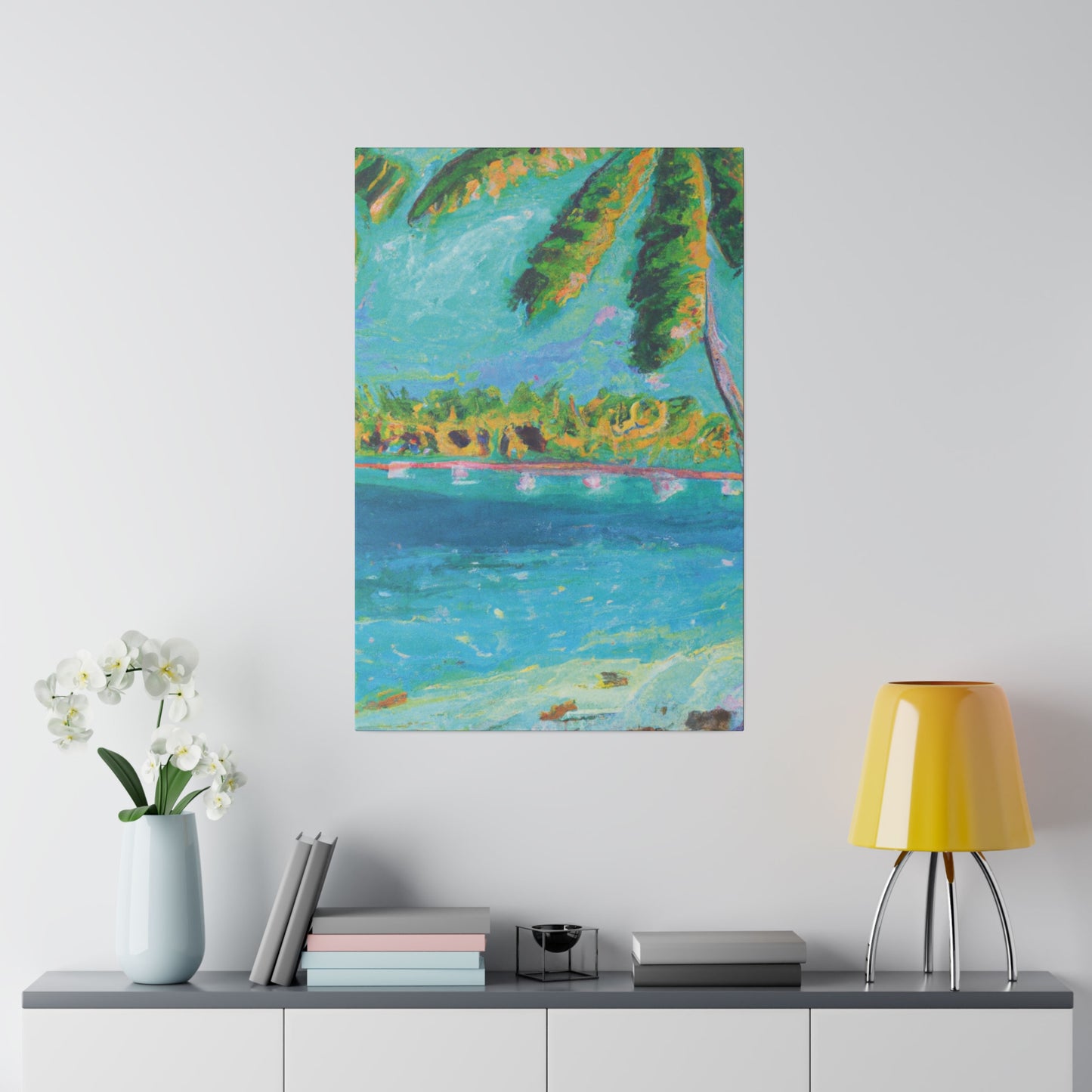 4831J - Bahamas Ocean Painting Print | Bahamas | Ocean | Beach | Poster | Home Decor | Wall Art | Canvas