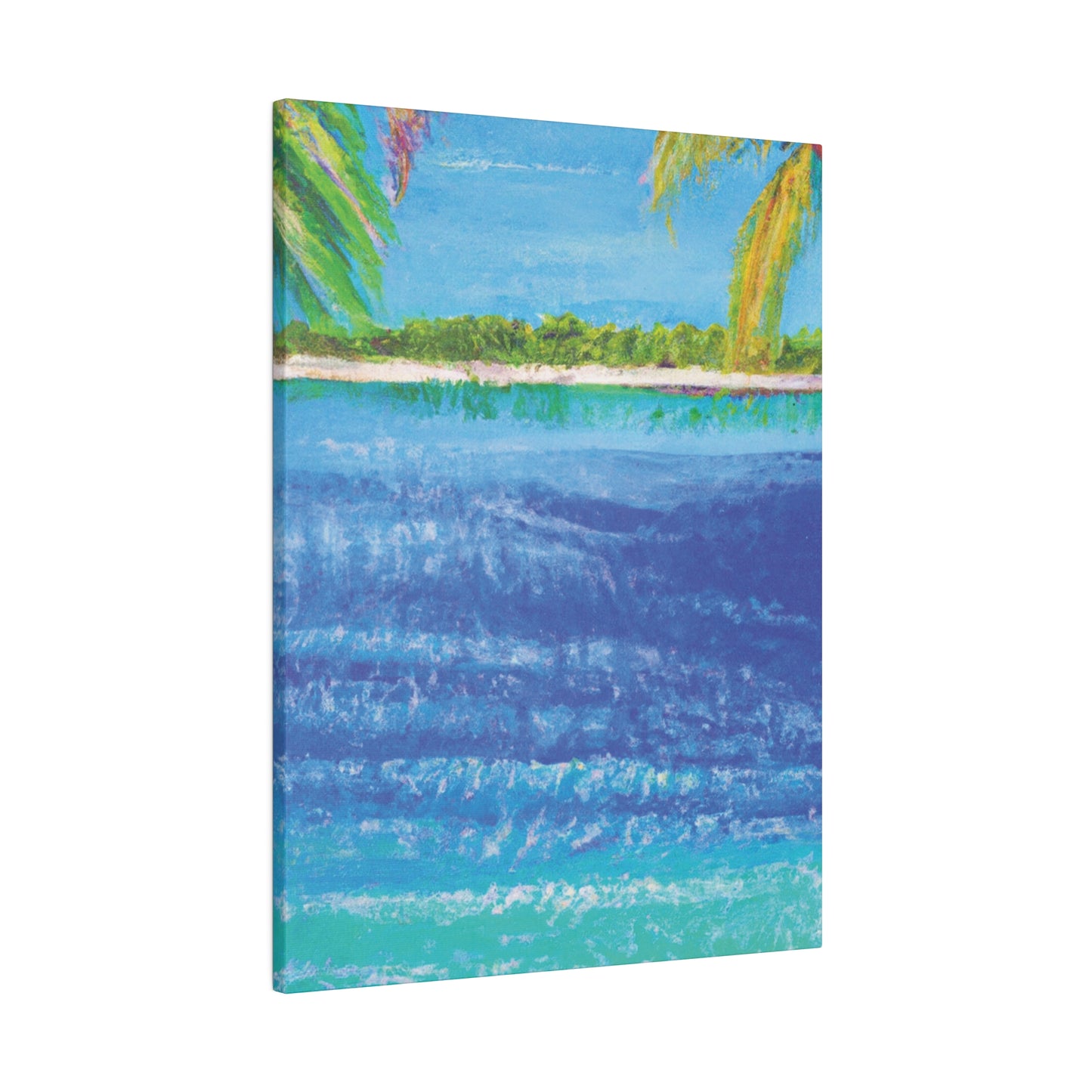 5045T - Bahamas Ocean Painting Print | Bahamas | Ocean | Beach | Poster | Home Decor | Wall Art | Canvas