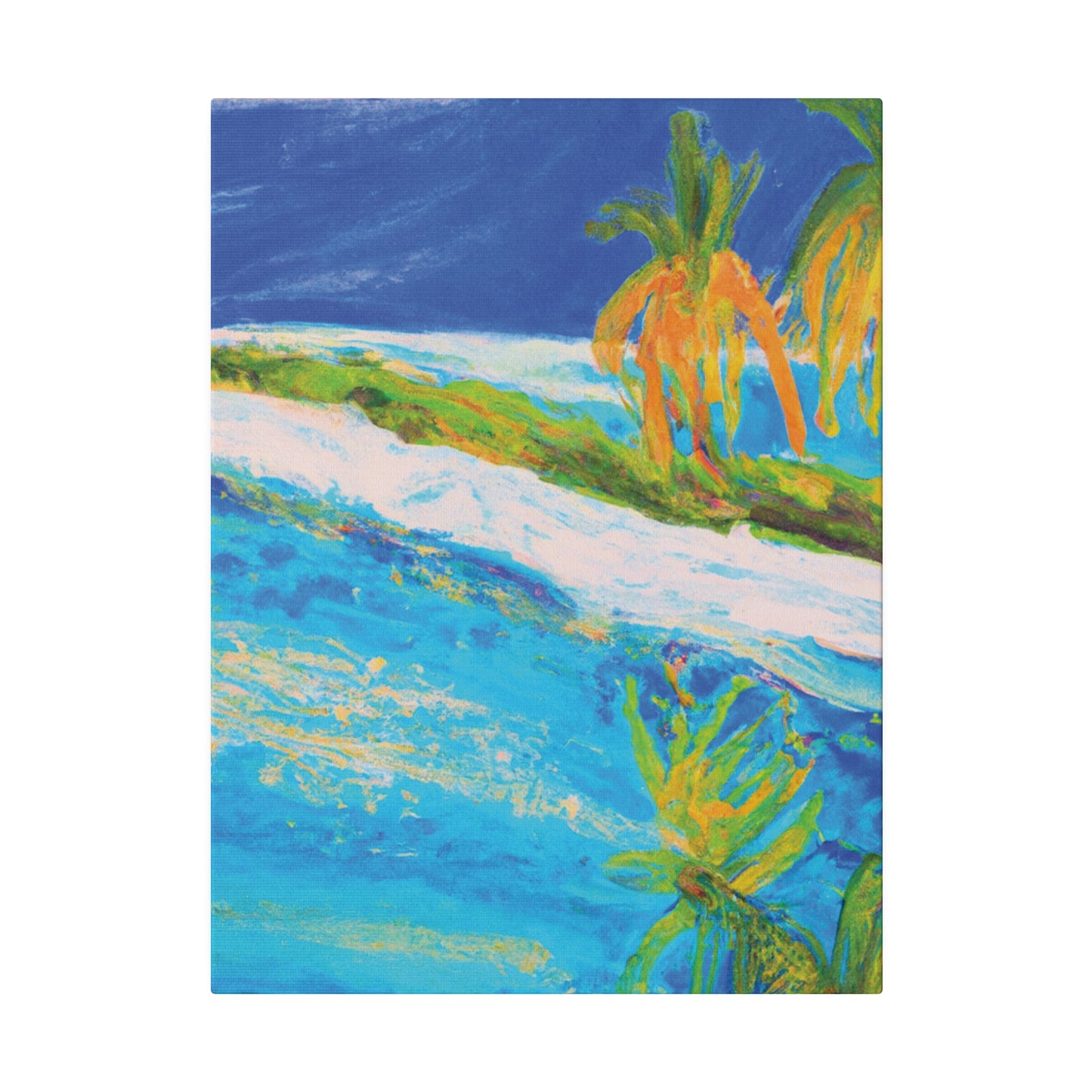 7697G - Bahamas Ocean Painting Print | Bahamas | Ocean | Beach | Poster | Home Decor | Wall Art | Canvas