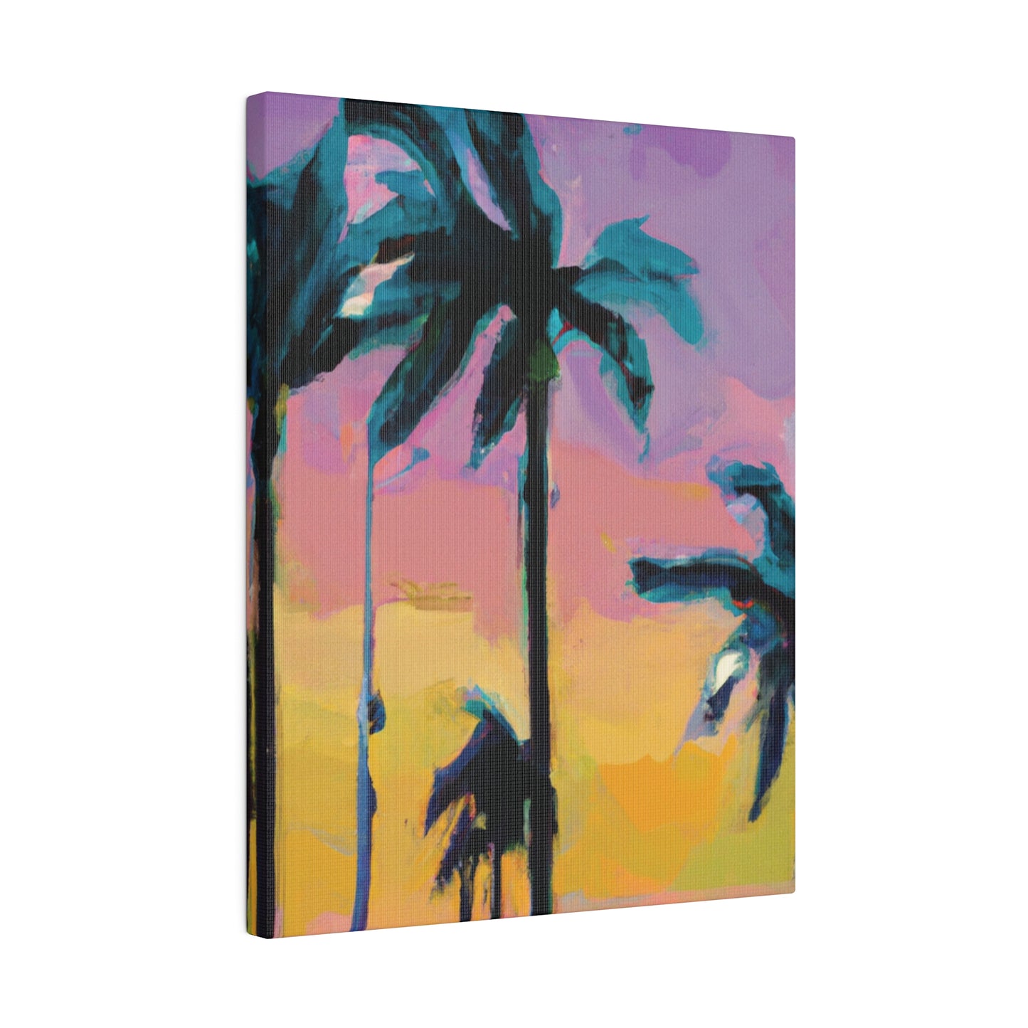 510K - Miami Beach Sunset Painting Print | Miami | Beach | Sunset | Poster | Home Decor | Wall Art | Canvas