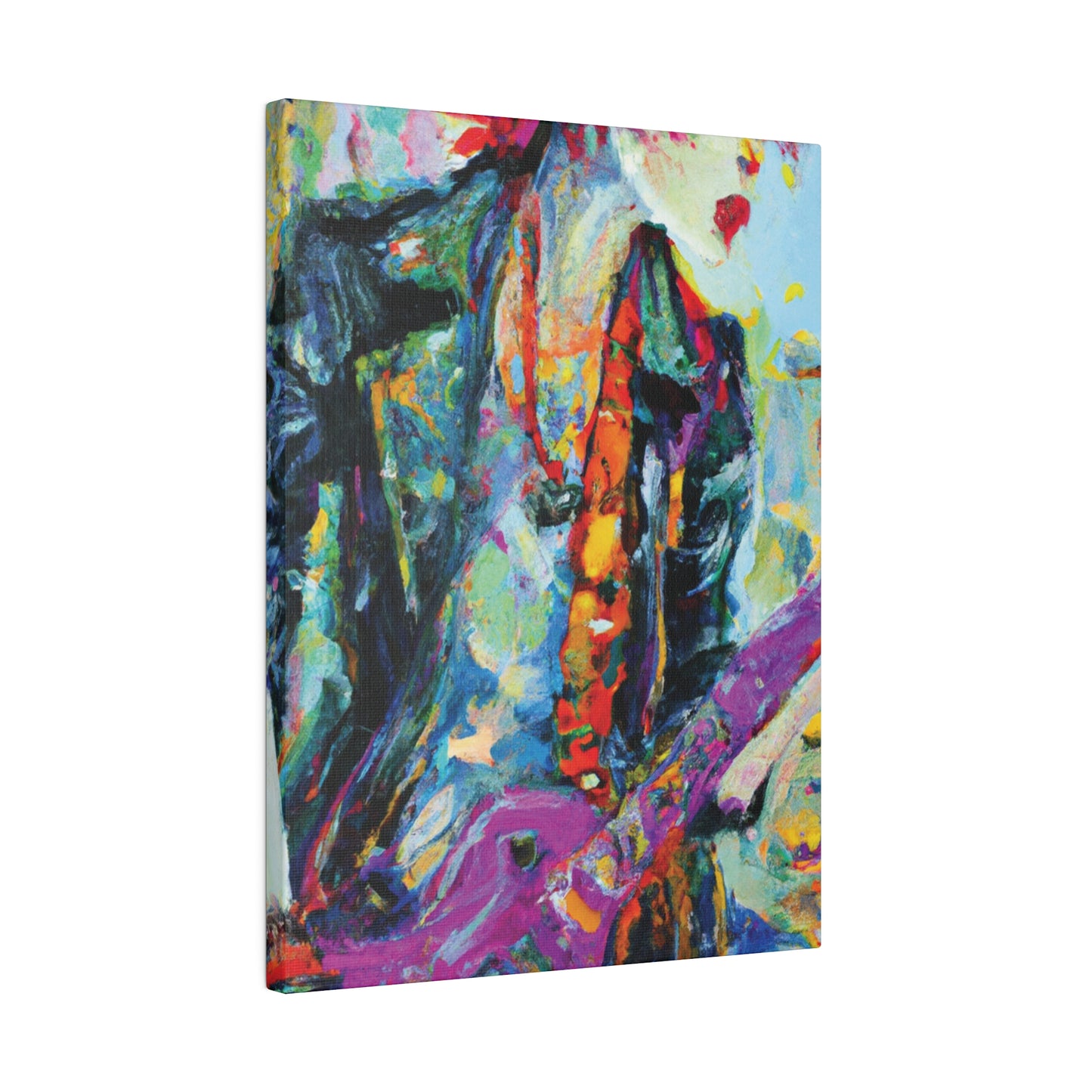 9351Q - Rockstar Oil Painting Style Print | Poster | Home Decor | Wall Art | Music Art | Canvas
