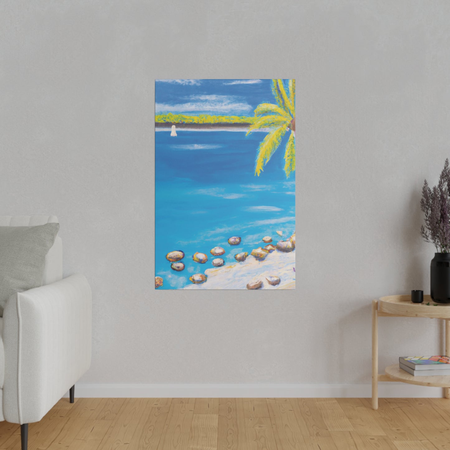 8593F - Bahamas Ocean Painting Print | Bahamas | Ocean | Beach | Poster | Home Decor | Wall Art | Canvas