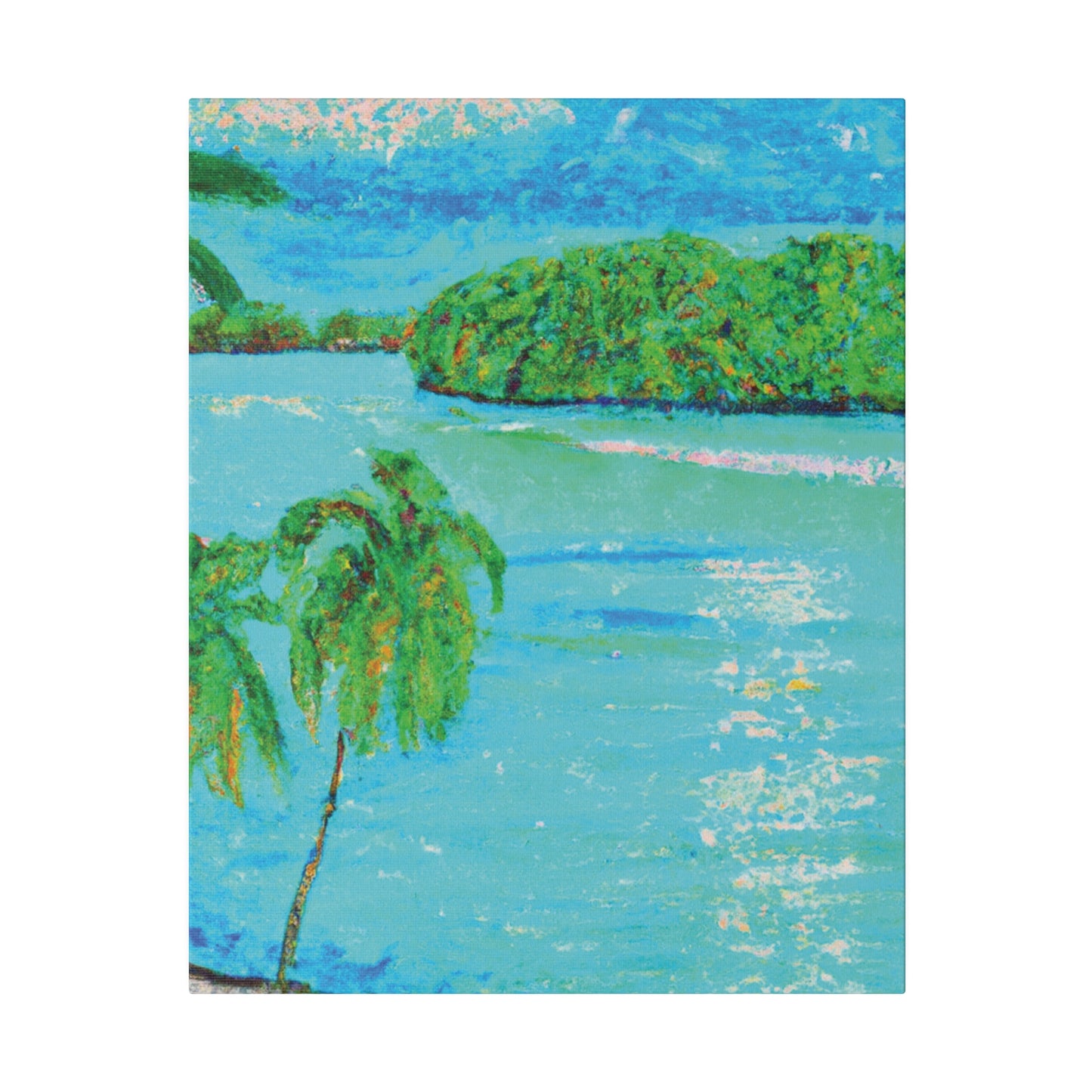 8239F - Bahamas Ocean Painting Print | Bahamas | Ocean | Beach | Poster | Home Decor | Wall Art | Canvas