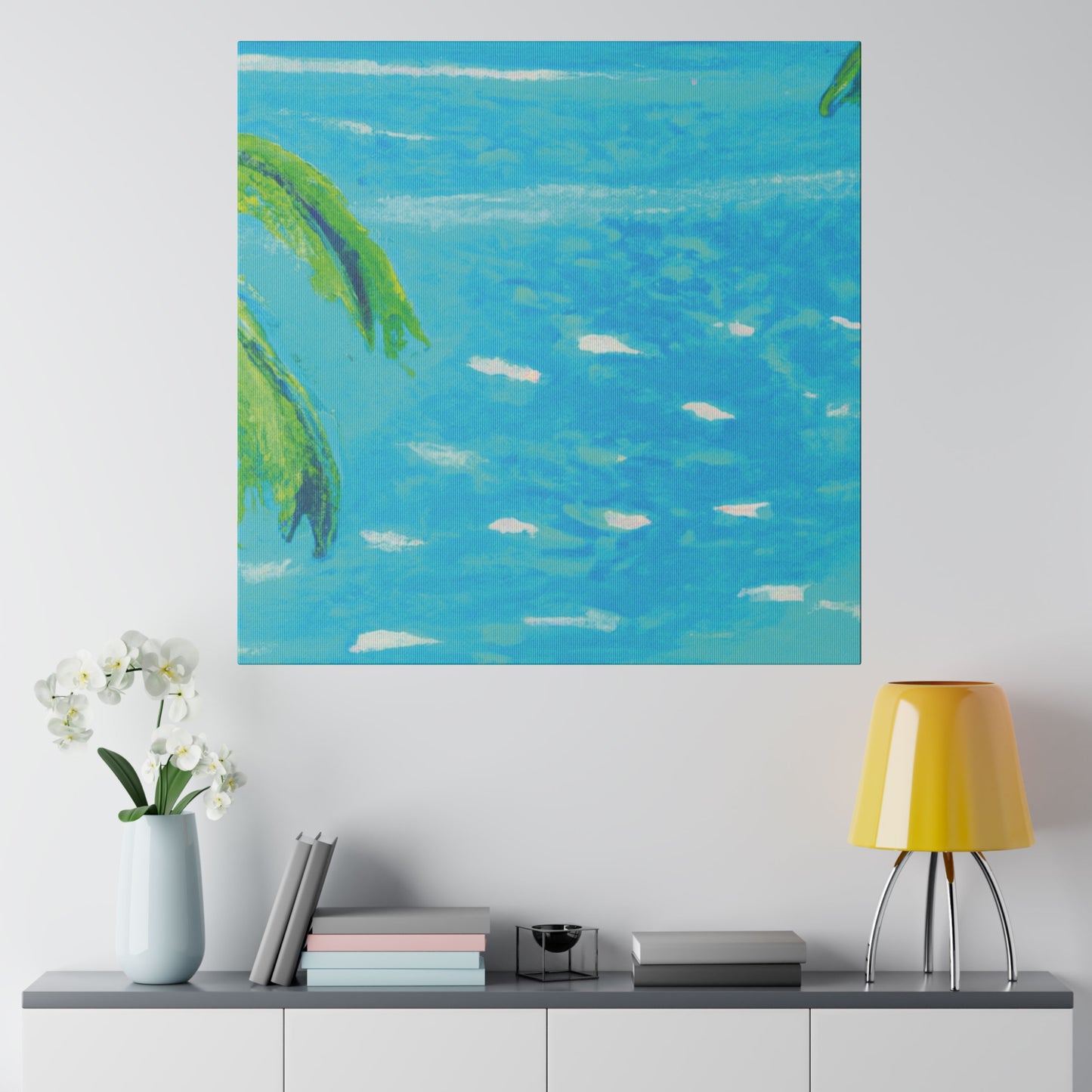 5684E - Bahamas Ocean Painting Print | Bahamas | Ocean | Beach | Poster | Home Decor | Wall Art | Canvas