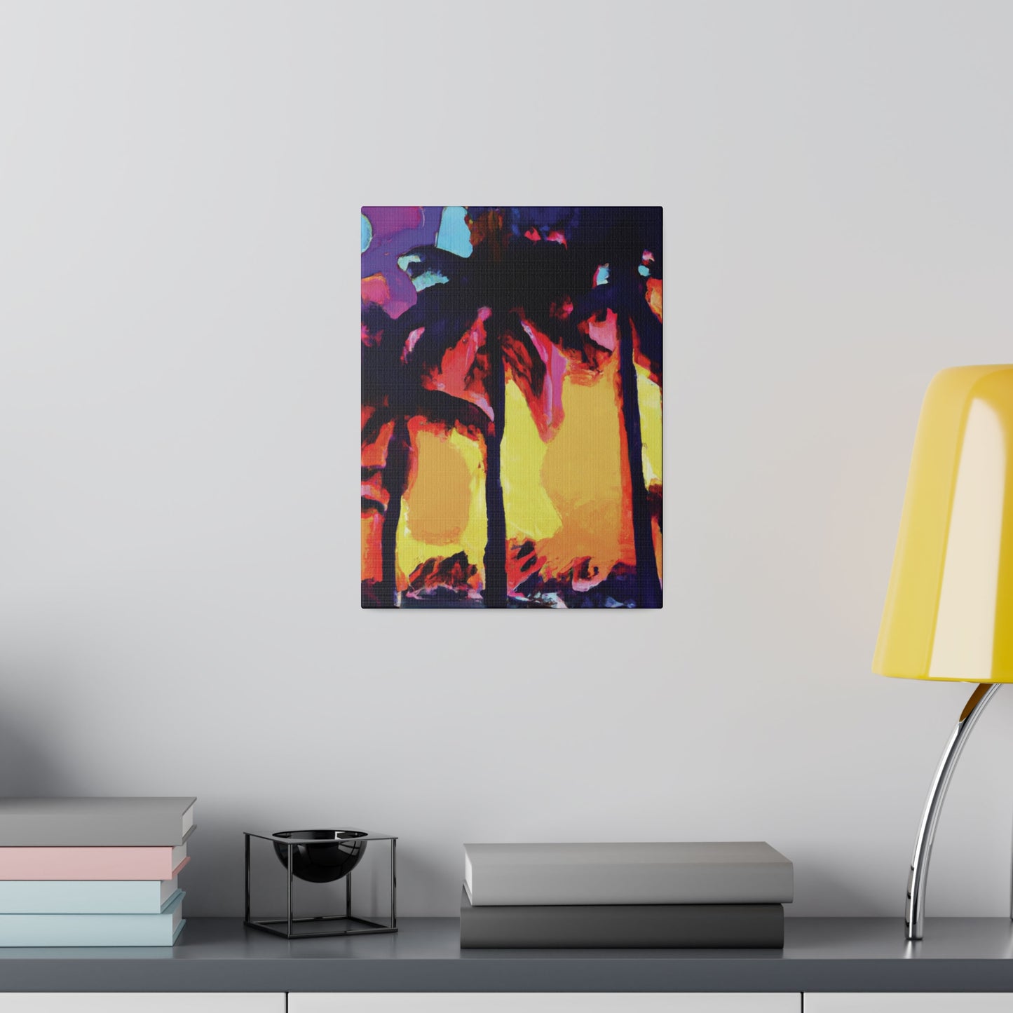 7278A - Miami Beach Sunset Painting Print | Miami | Beach | Sunset | Poster | Home Decor | Wall Art | Canvas