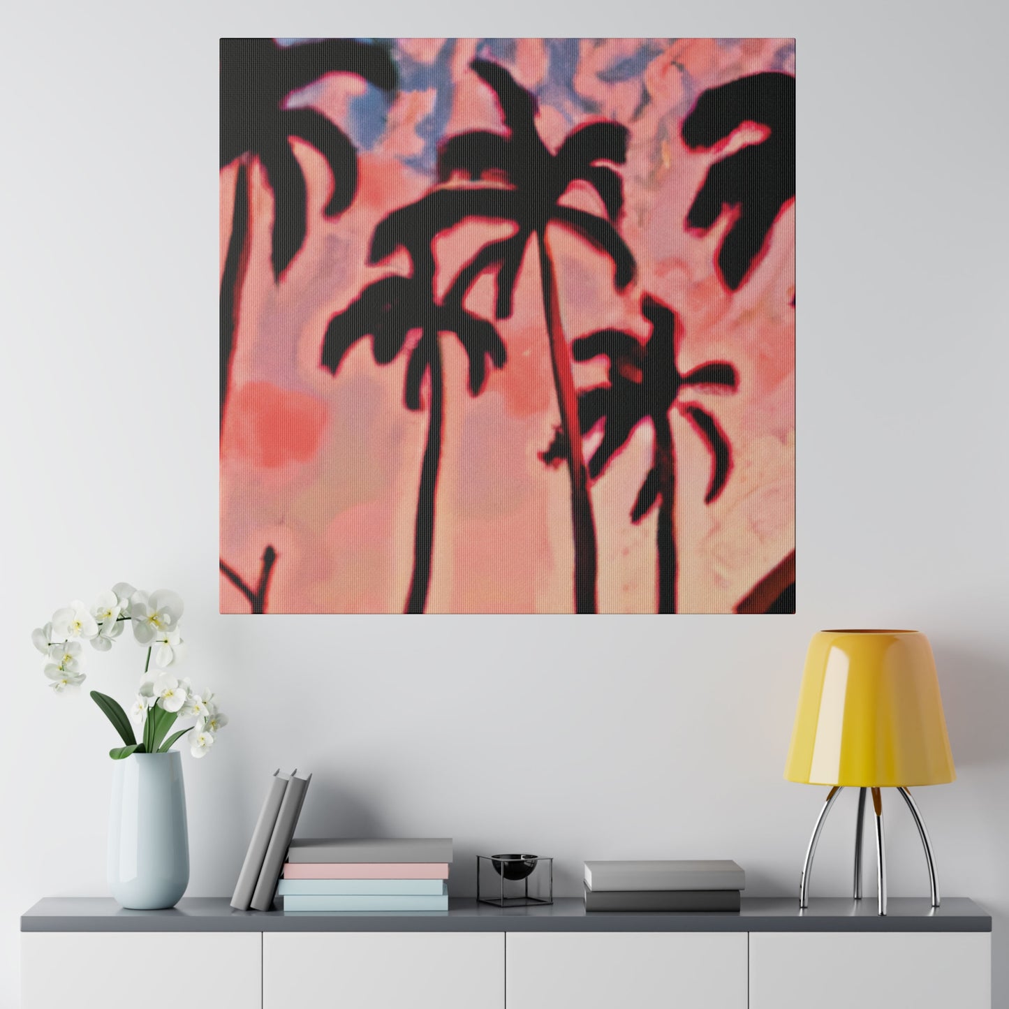 3784J - Miami Beach Sunset Painting Print | Miami | Beach | Sunset | Poster | Home Decor | Wall Art | Canvas