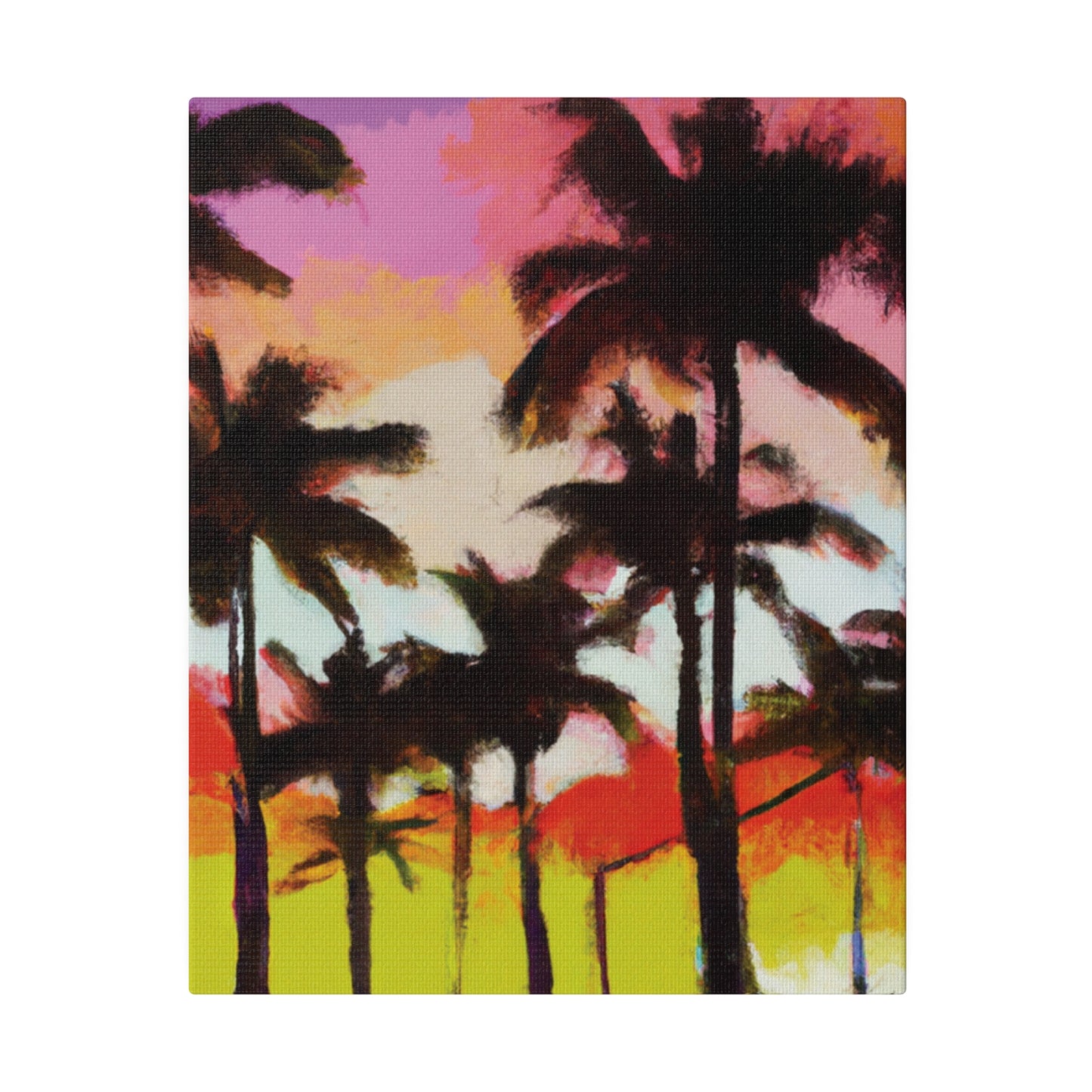 2187U - Miami Beach Sunset Painting Print | Miami | Beach | Sunset | Poster | Home Decor | Wall Art | Canvas