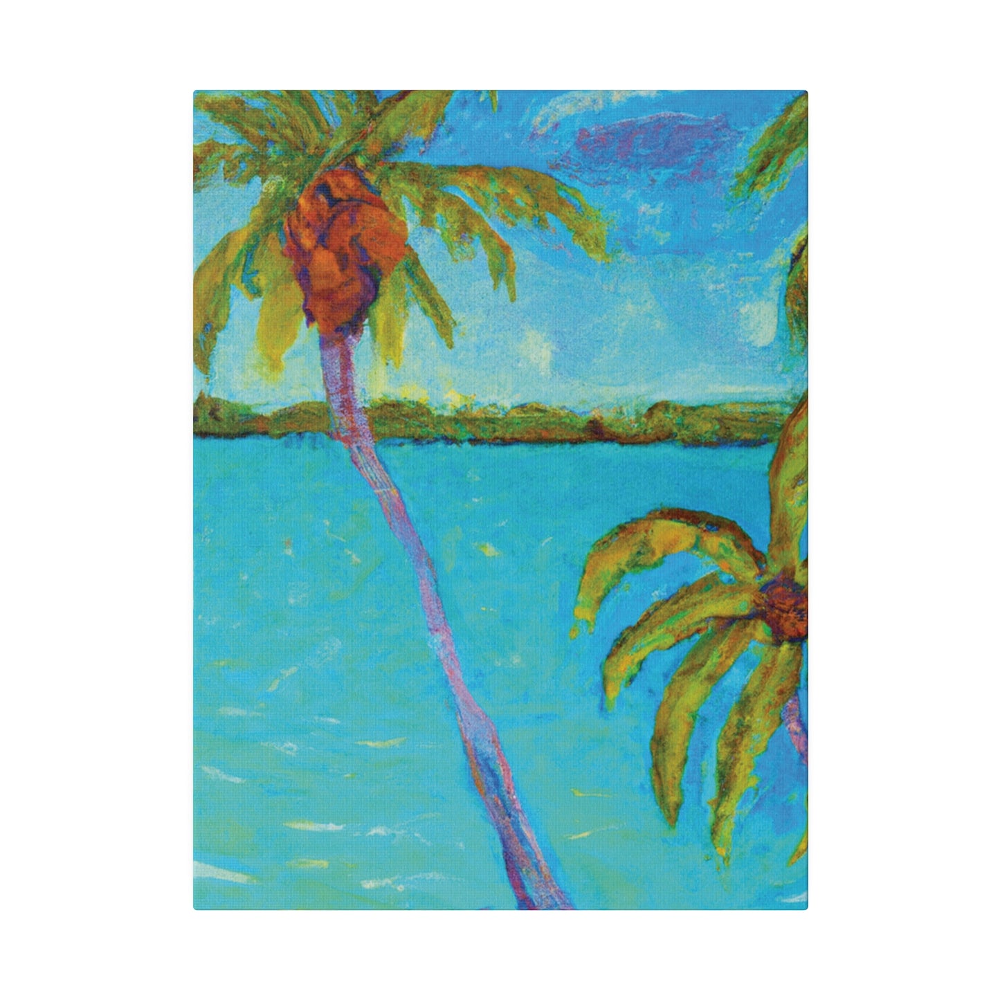 4676F - Bahamas Ocean Painting Print | Bahamas | Ocean | Beach | Poster | Home Decor | Wall Art | Canvas