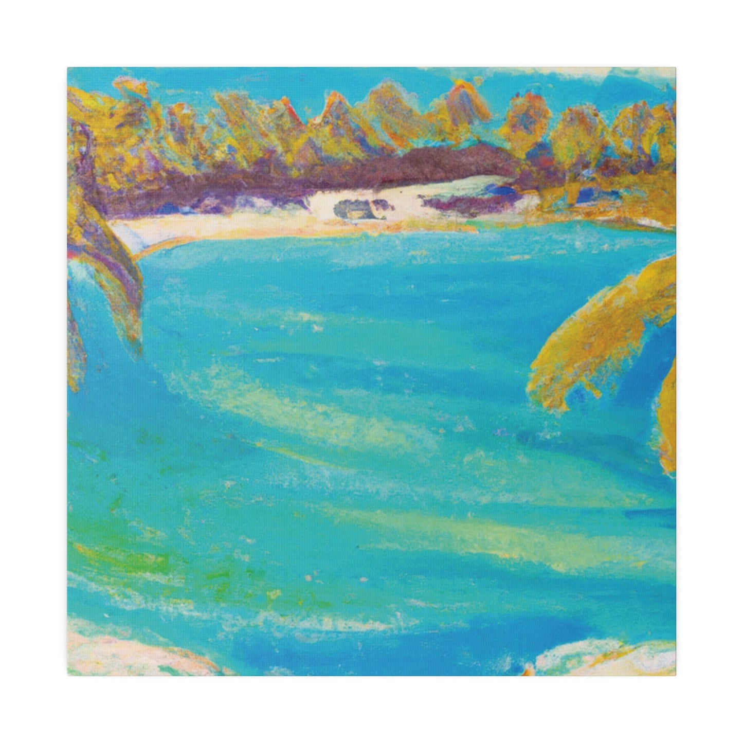 5706H - Bahamas Ocean Painting Print | Bahamas | Ocean | Beach | Poster | Home Decor | Wall Art | Canvas