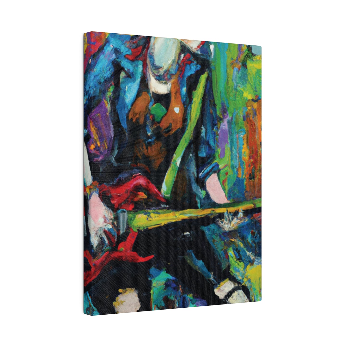 2285H - Rockstar Oil Painting Style Print | Poster | Home Decor | Wall Art | Music Art | Canvas