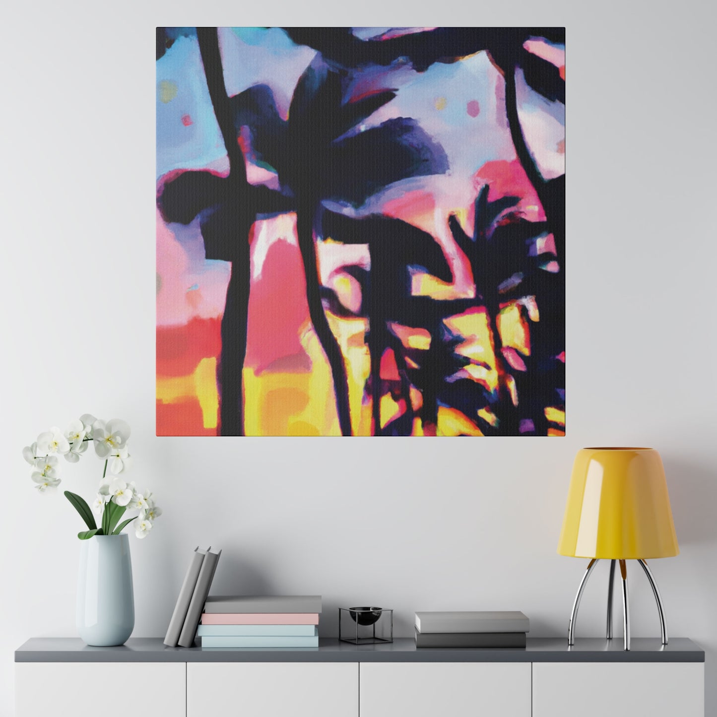 2637V - Miami Beach Sunset Painting Print | Miami | Beach | Sunset | Poster | Home Decor | Wall Art | Canvas