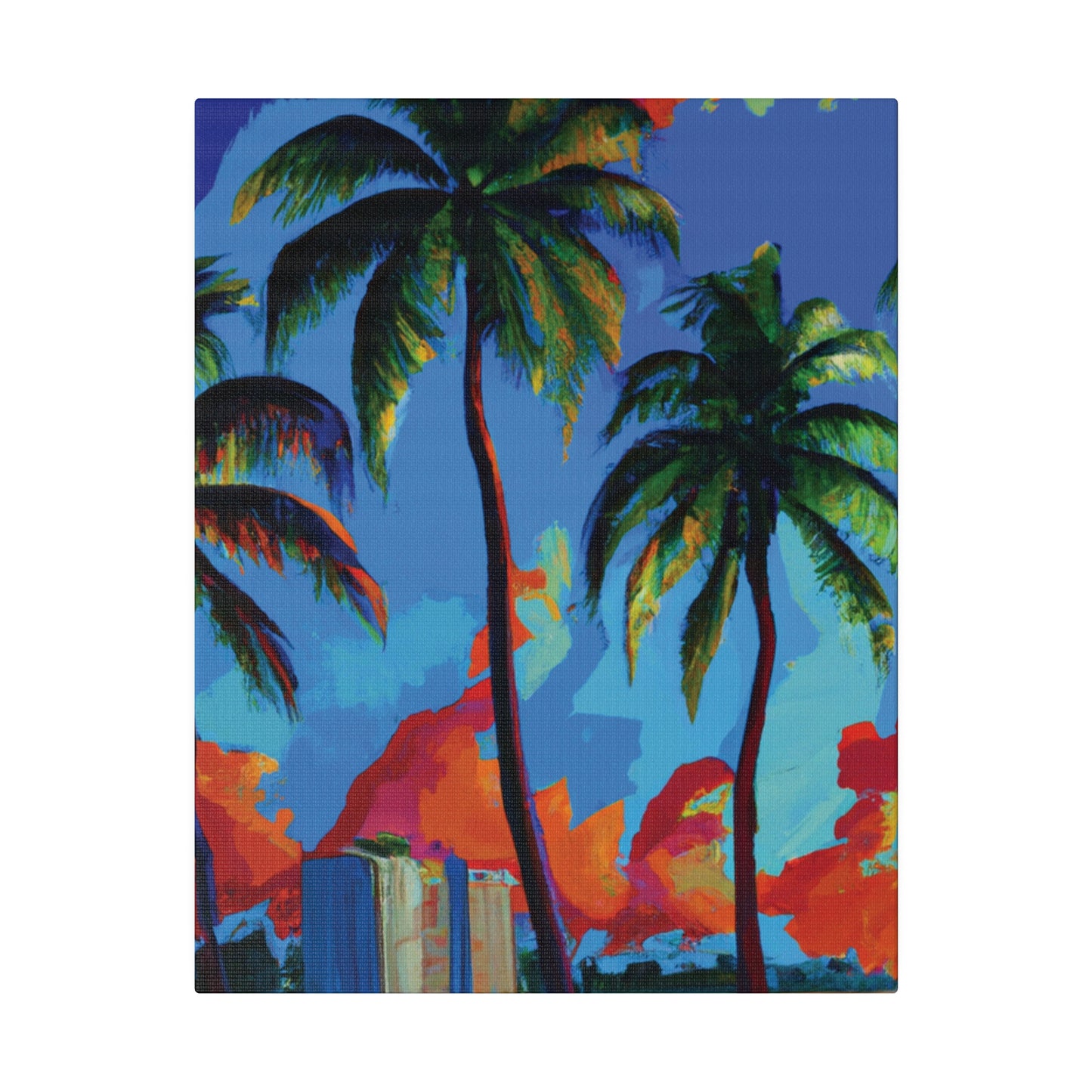 7382G - Miami Beach Sunset Painting Print | Miami | Beach | Sunset | Poster | Home Decor | Wall Art | Canvas