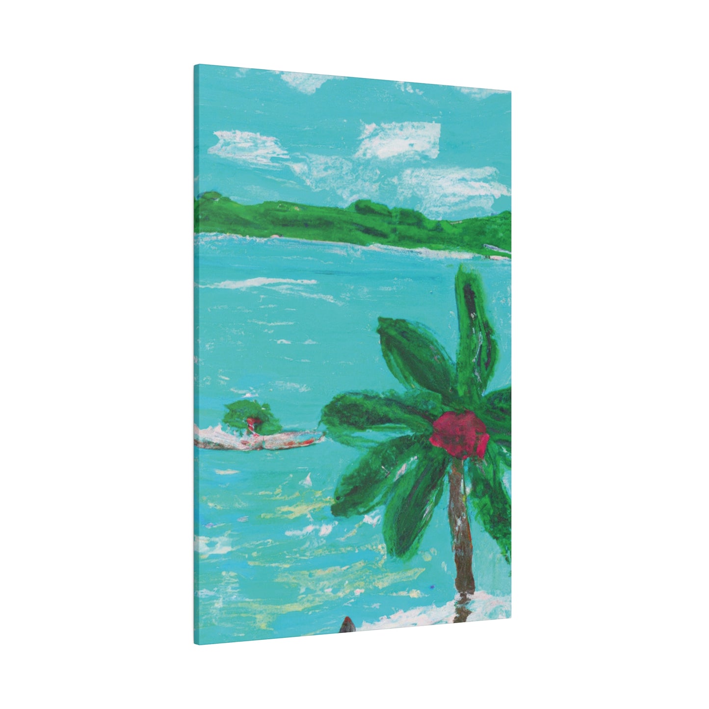 5627Q - Bahamas Ocean Painting Print | Bahamas | Ocean | Beach | Poster | Home Decor | Wall Art | Canvas