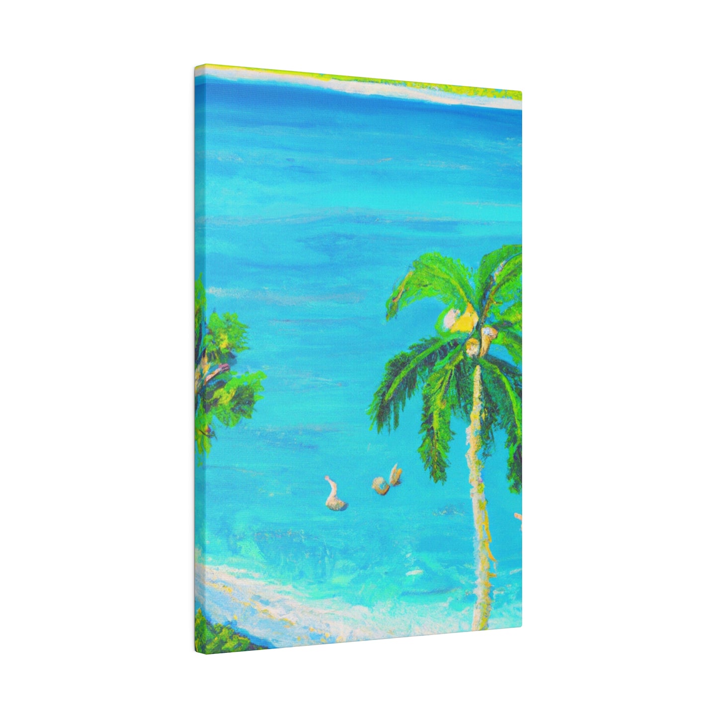 3749J - Bahamas Ocean Painting Print | Bahamas | Ocean | Beach | Poster | Home Decor | Wall Art | Canvas