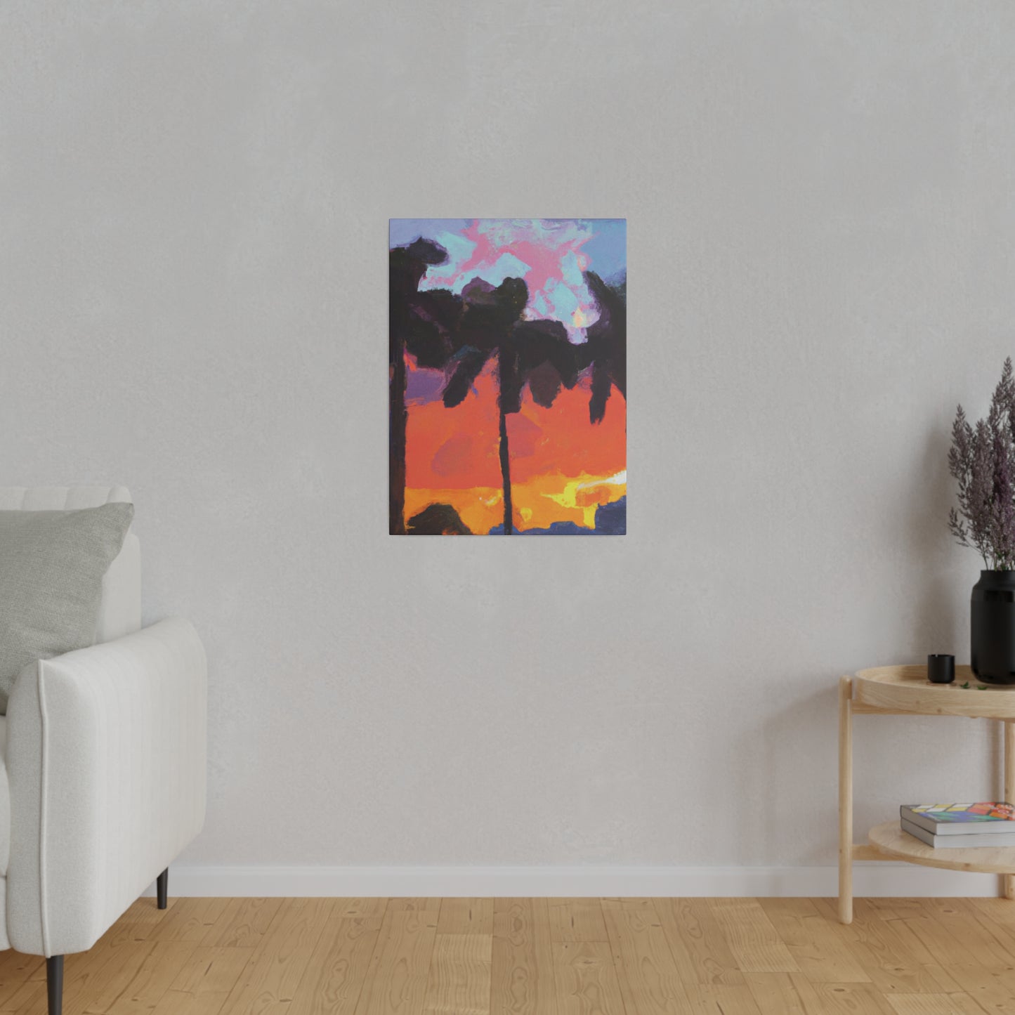 9276D - Miami Beach Sunset Painting Print | Miami | Beach | Sunset | Poster | Home Decor | Wall Art | Canvas