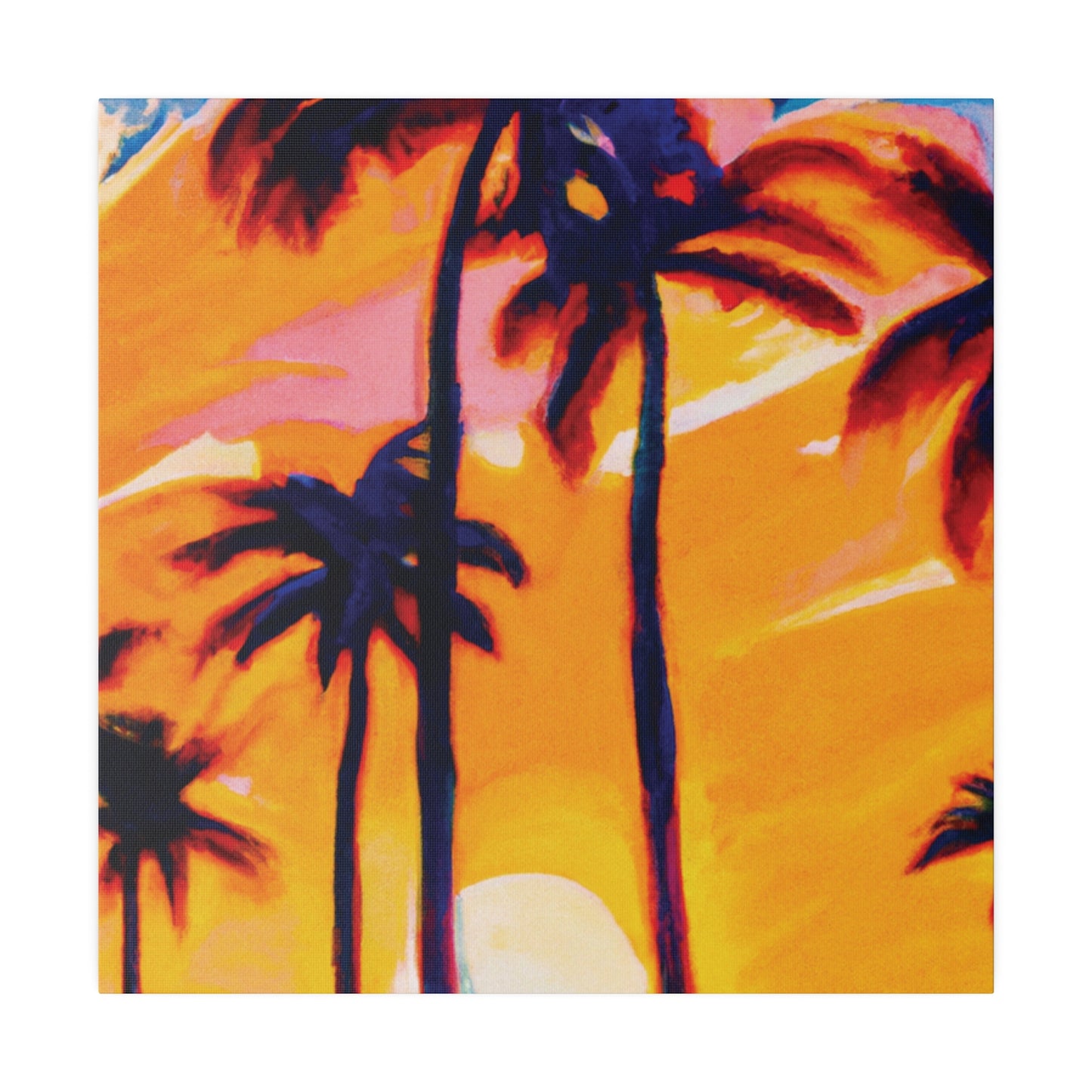 2067G - Miami Beach Sunset Painting Print | Miami | Beach | Sunset | Poster | Home Decor | Wall Art | Canvas