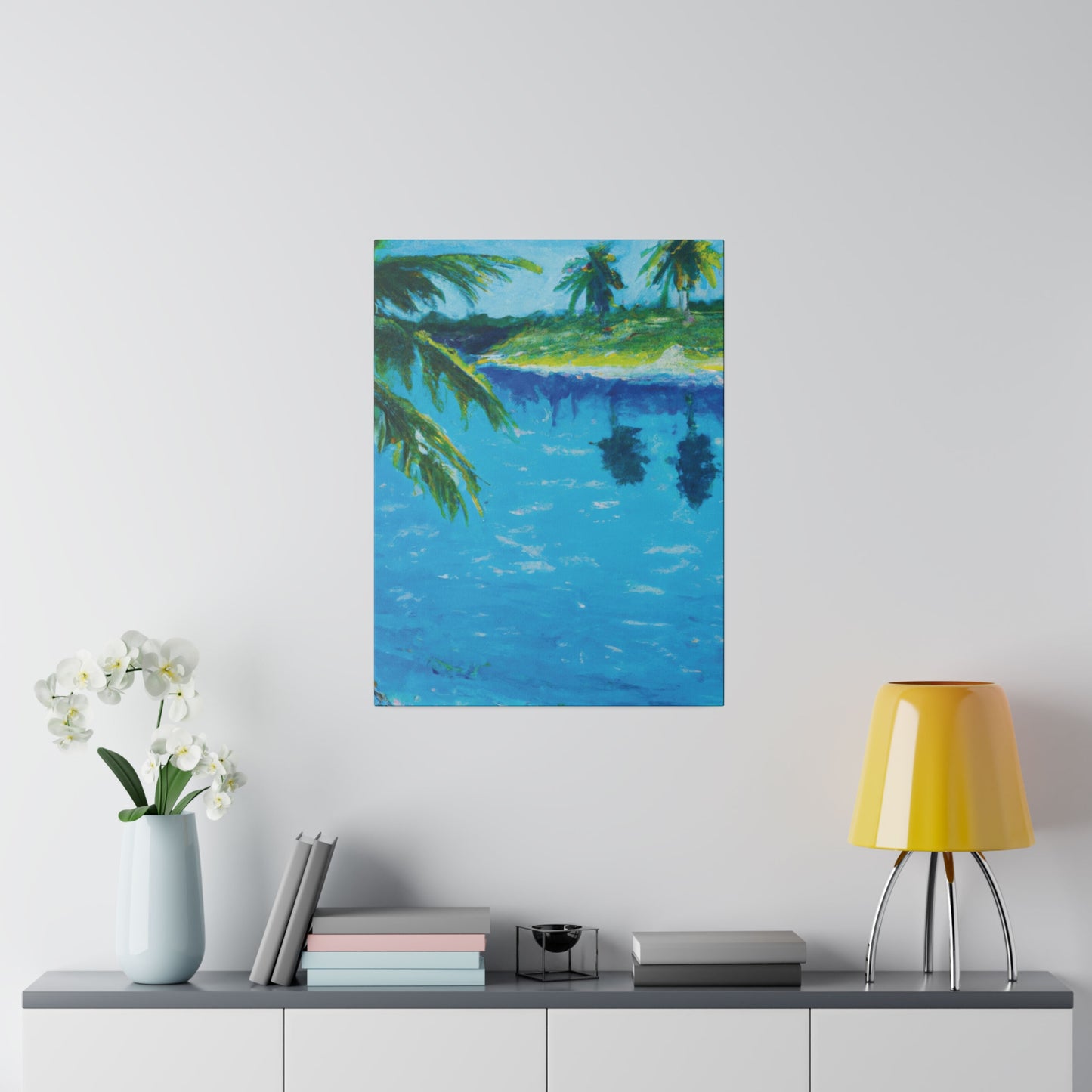 4568T - Bahamas Ocean Painting Print | Bahamas | Ocean | Beach | Poster | Home Decor | Wall Art | Canvas