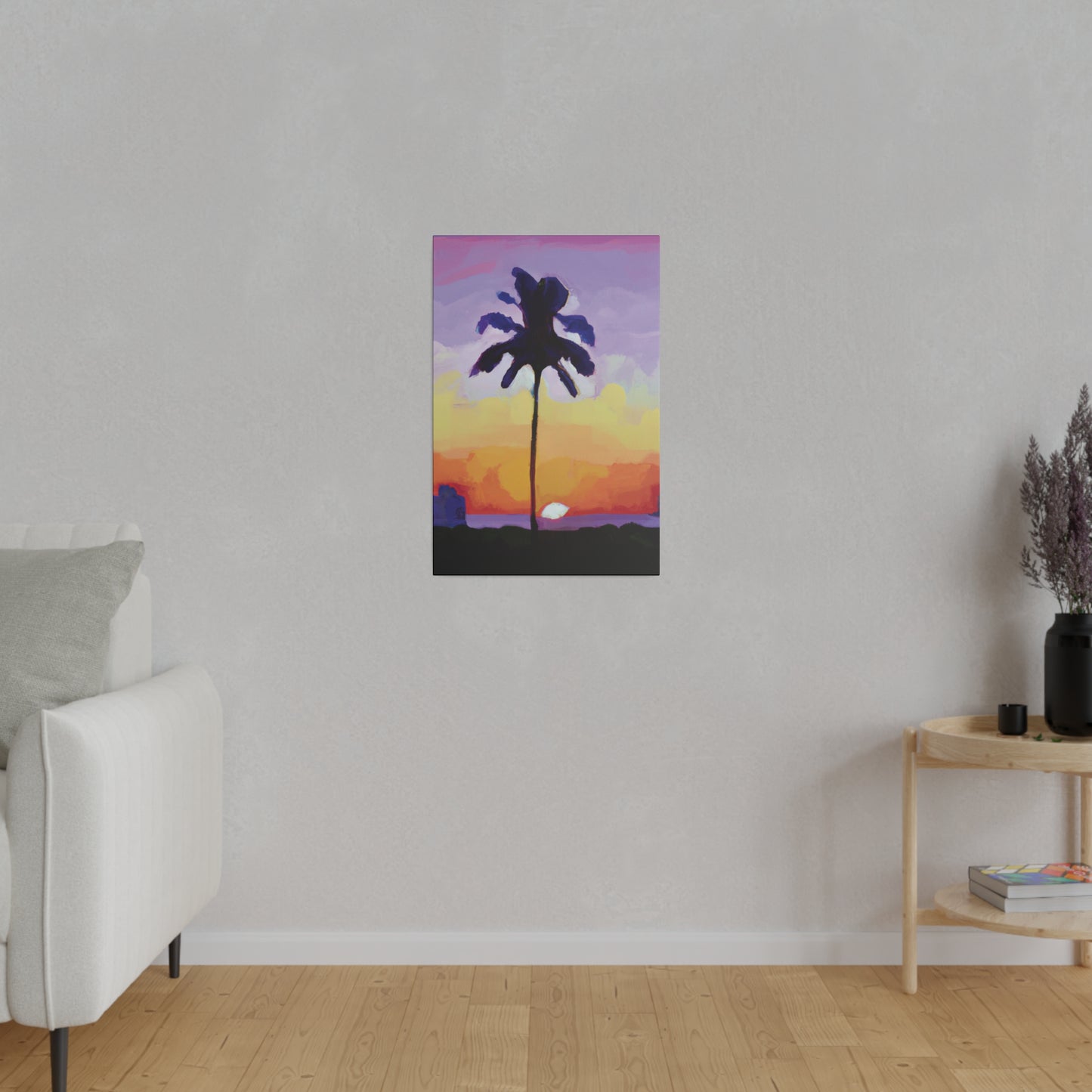 8495G - Miami Beach Sunset Painting Print | Miami | Beach | Sunset | Poster | Home Decor | Wall Art | Canvas