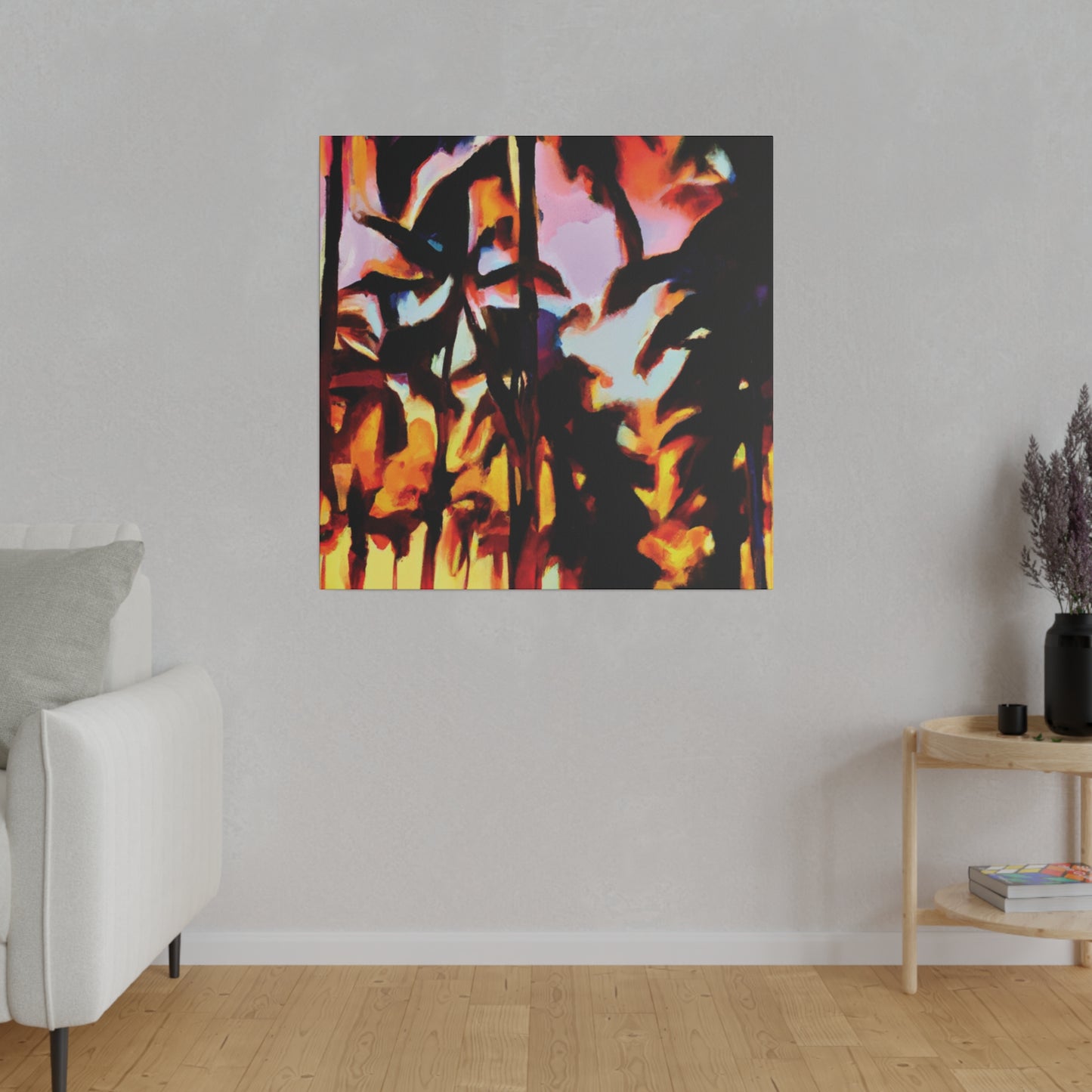 9123T - Miami Beach Sunset Painting Print | Miami | Beach | Sunset | Poster | Home Decor | Wall Art | Canvas