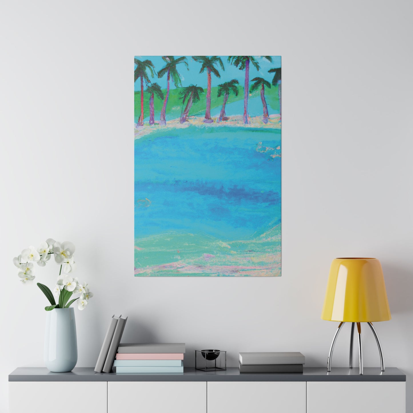 7907S - Bahamas Ocean Painting Print | Bahamas | Ocean | Beach | Poster | Home Decor | Wall Art | Canvas