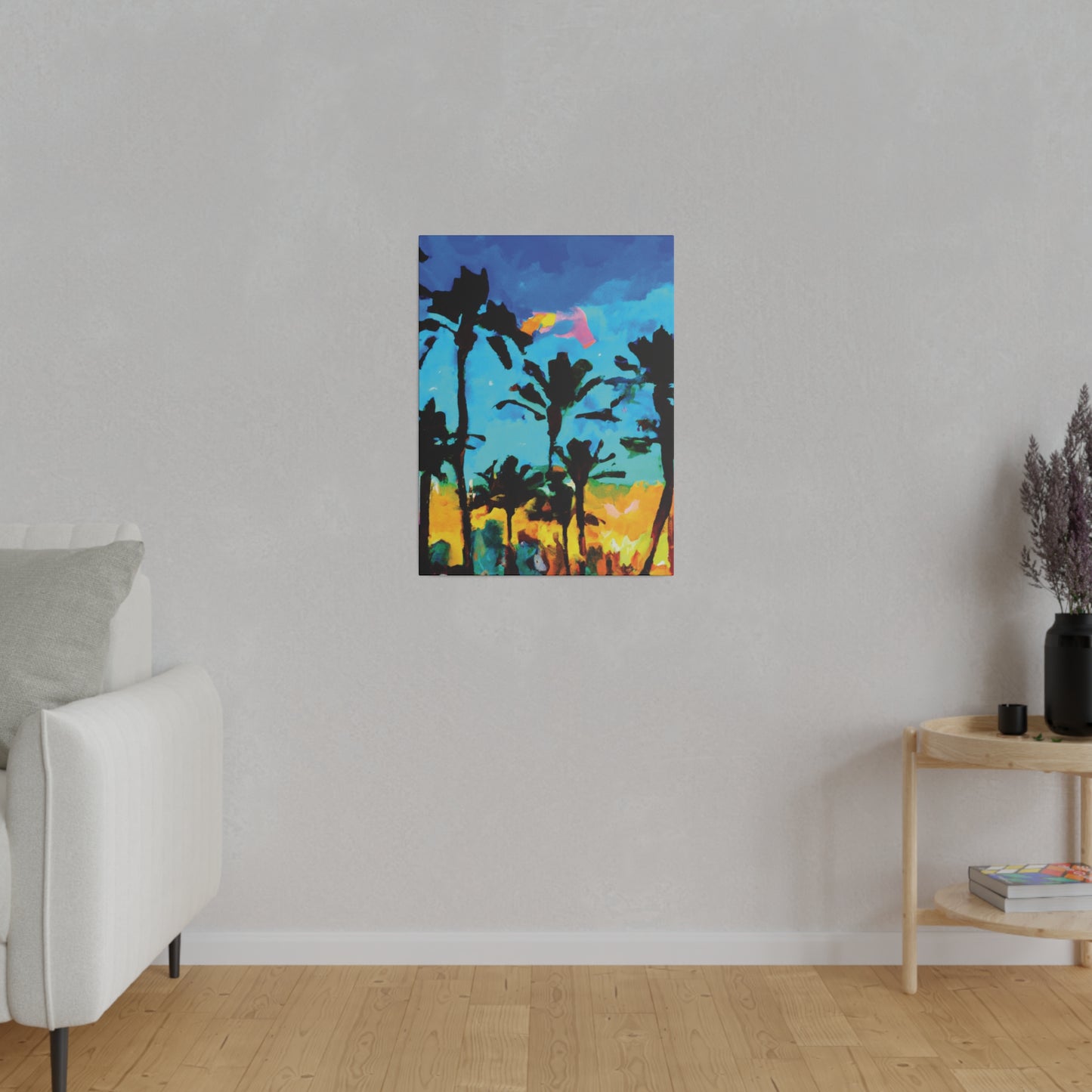 8346V - Miami Beach Sunset Painting Print | Miami | Beach | Sunset | Poster | Home Decor | Wall Art | Canvas