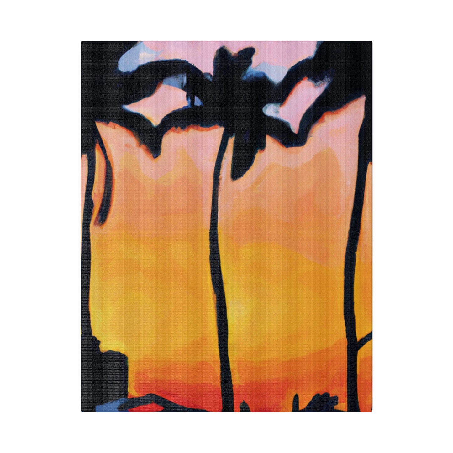 9545F - Miami Beach Sunset Painting Print | Miami | Beach | Sunset | Poster | Home Decor | Wall Art | Canvas