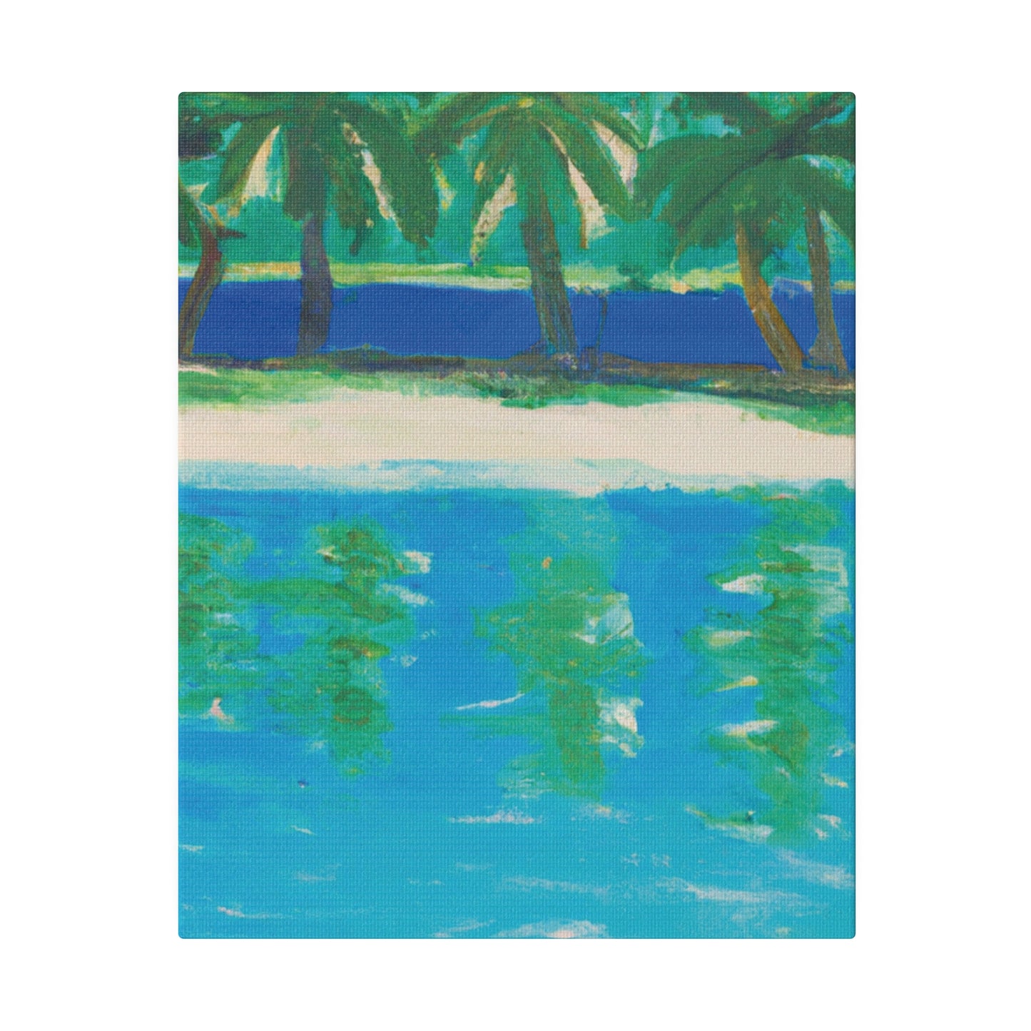 4129L - Bahamas Ocean Painting Print | Bahamas | Ocean | Beach | Poster | Home Decor | Wall Art | Canvas