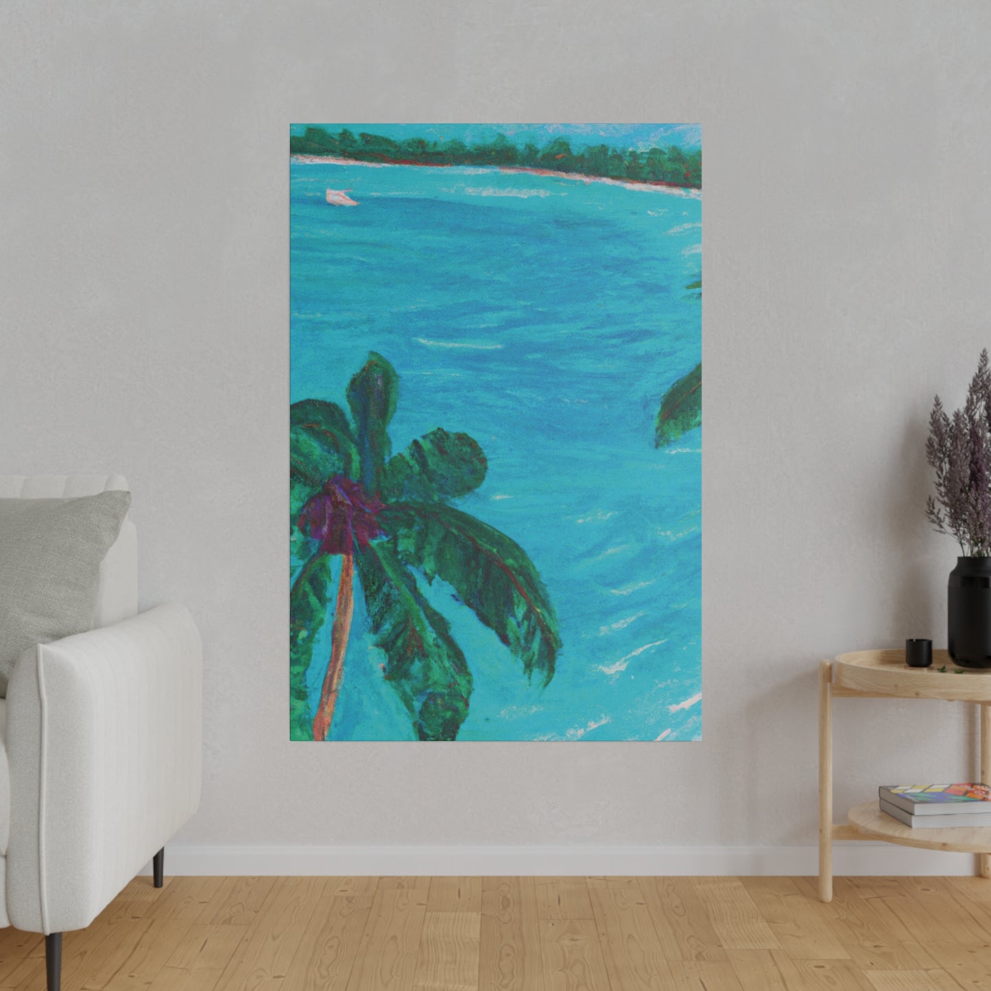 8319W - Bahamas Ocean Painting Print | Bahamas | Ocean | Beach | Poster | Home Decor | Wall Art | Canvas