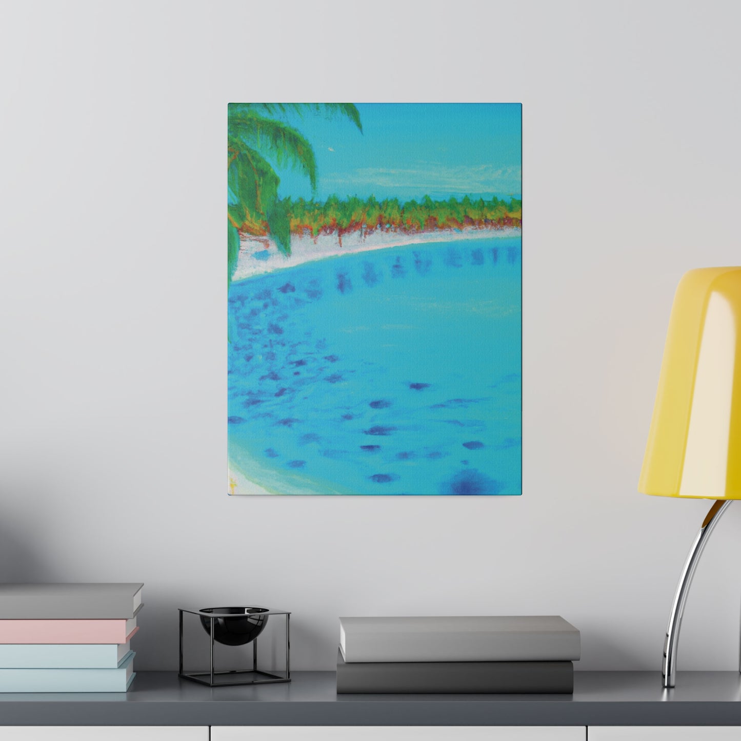 9677R - Bahamas Ocean Painting Print | Bahamas | Ocean | Beach | Poster | Home Decor | Wall Art | Canvas