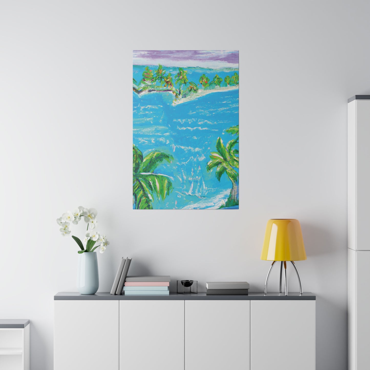 9413O - Bahamas Ocean Painting Print | Bahamas | Ocean | Beach | Poster | Home Decor | Wall Art | Canvas