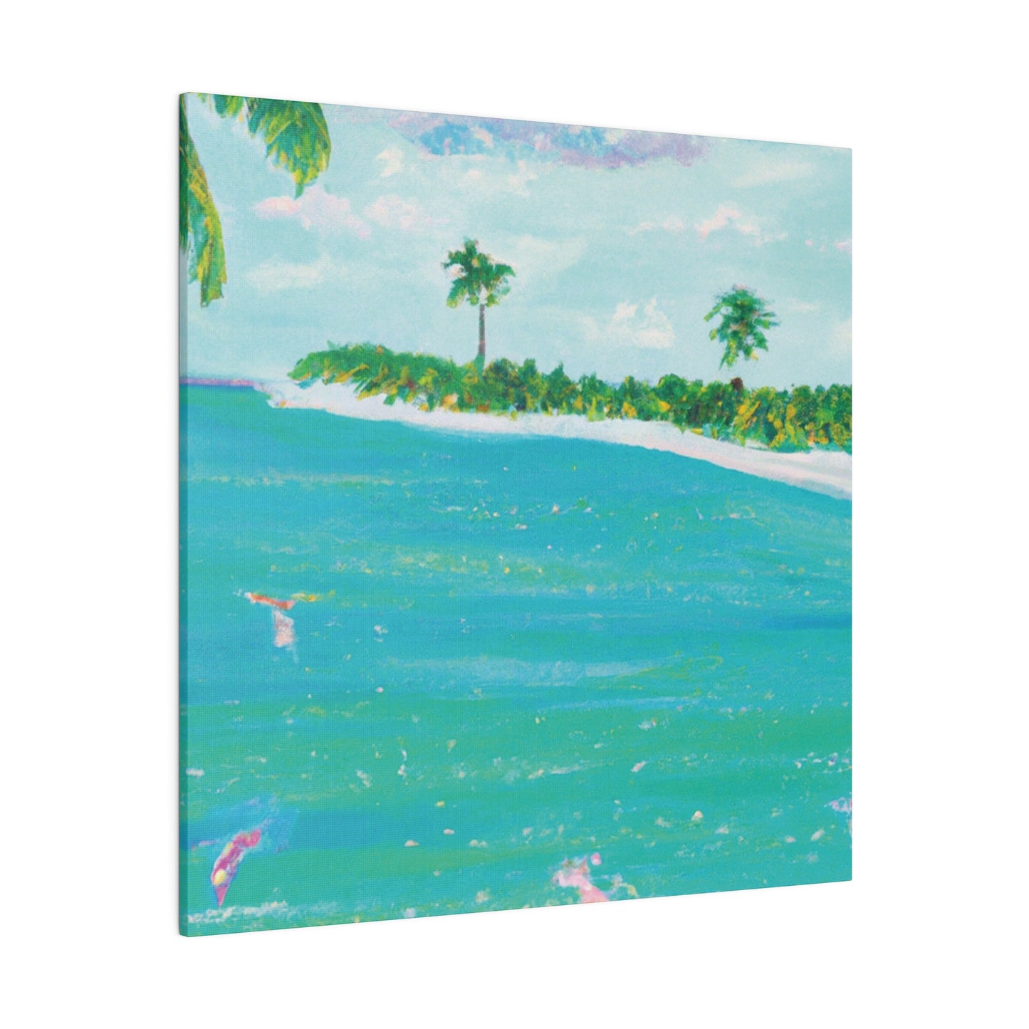 6576D - Bahamas Ocean Painting Print | Bahamas | Ocean | Beach | Poster | Home Decor | Wall Art | Canvas