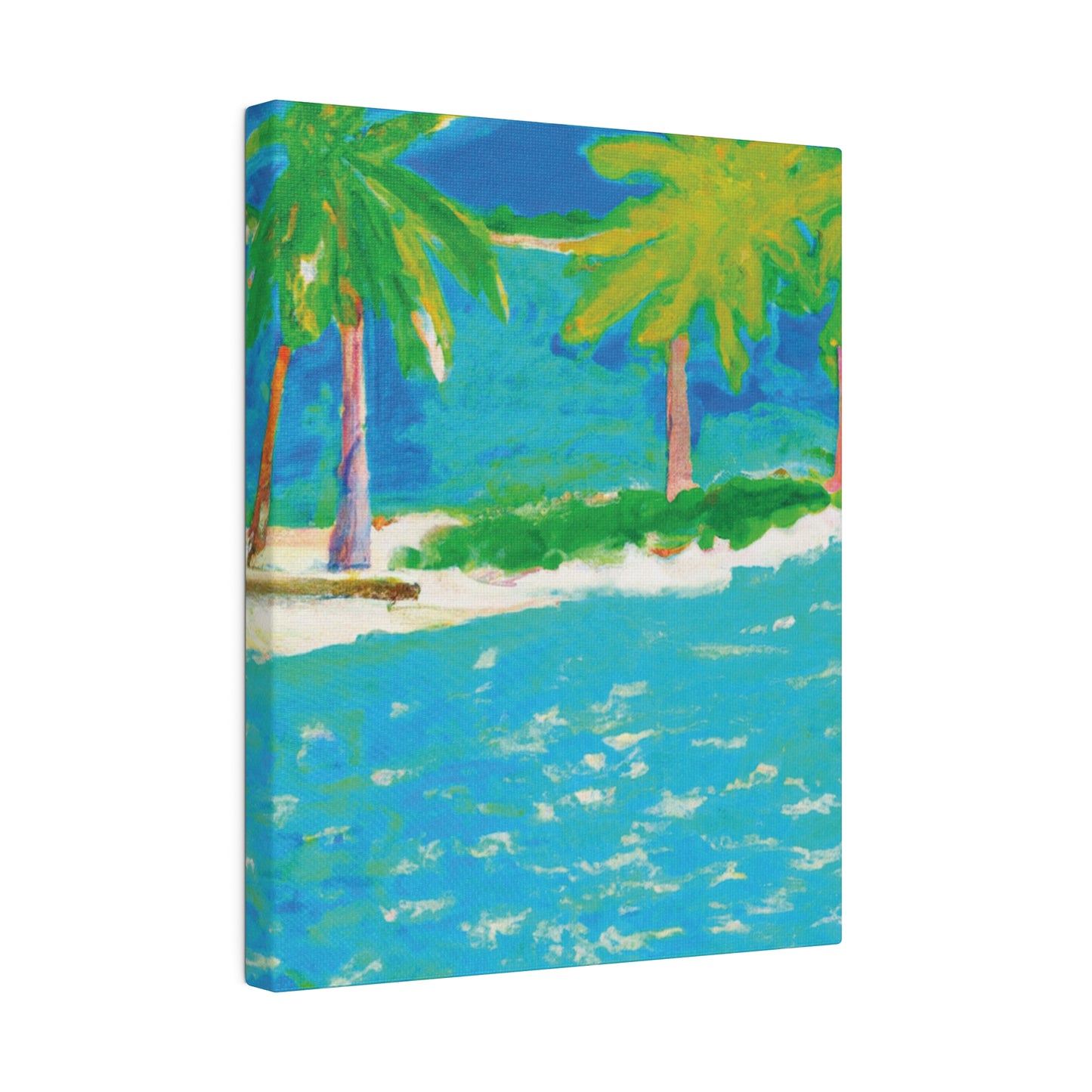 3271K - Bahamas Ocean Painting Print | Bahamas | Ocean | Beach | Poster | Home Decor | Wall Art | Canvas