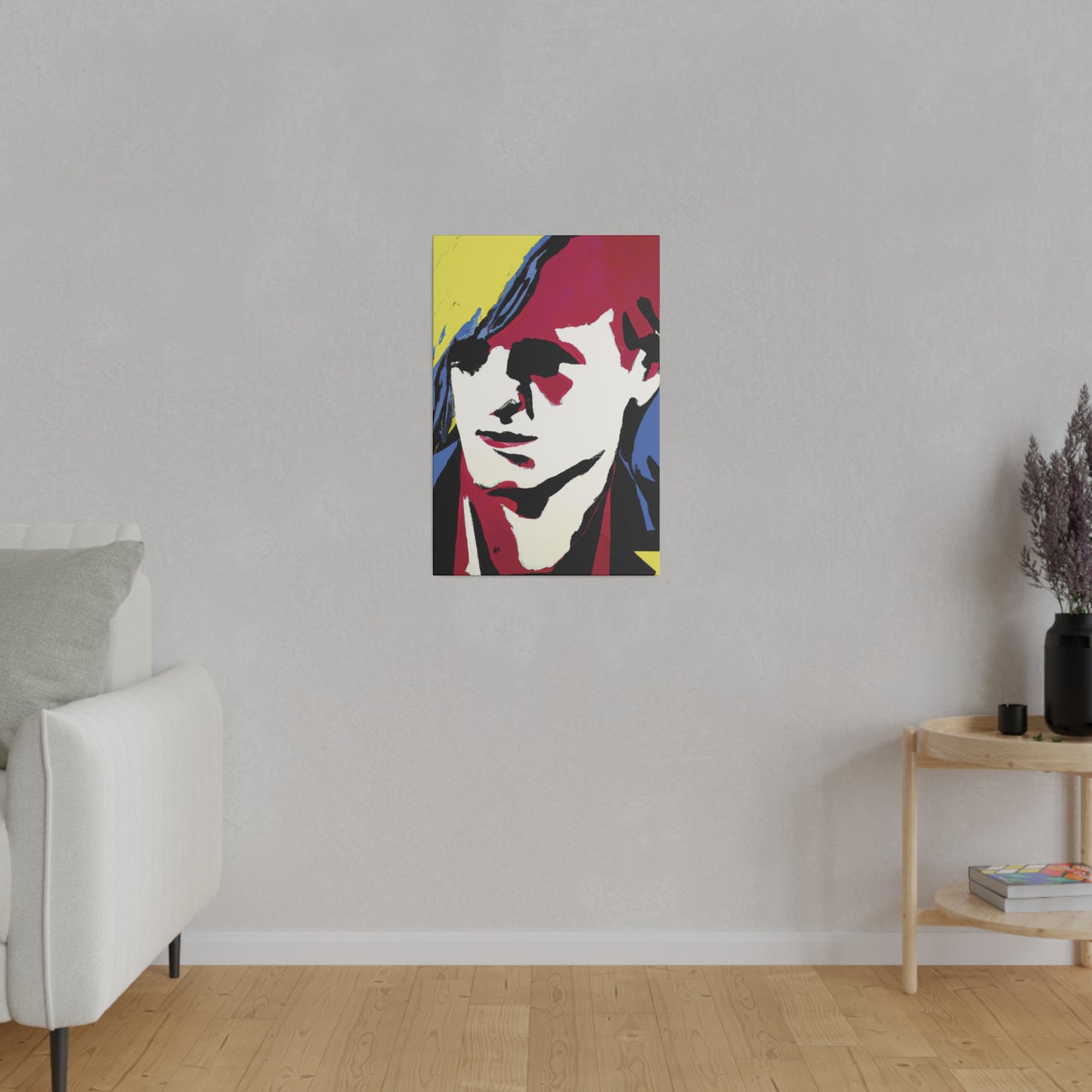 8246E - Rockstar Painting Print | Face | Abstract | Poster | Home Decor | Wall Art | Music Art | Canvas