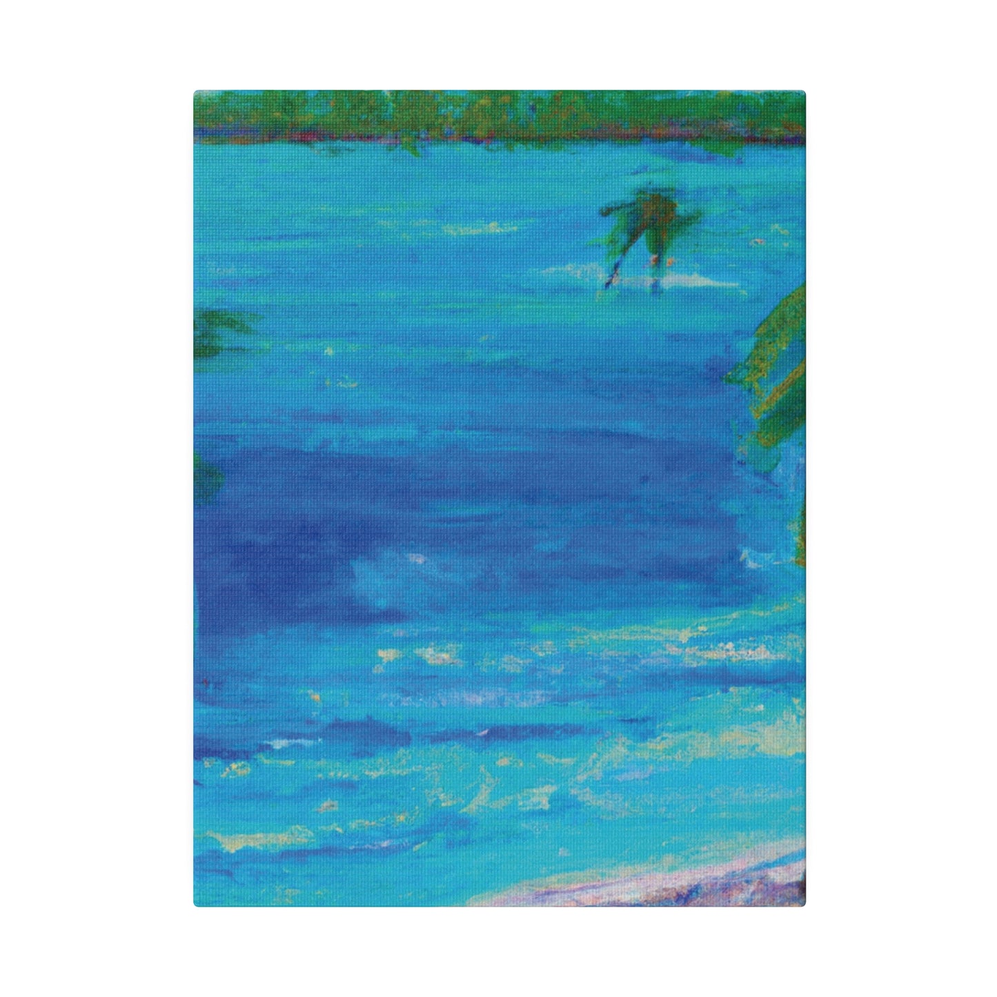 5105Q - Bahamas Ocean Painting Print | Bahamas | Ocean | Beach | Poster | Home Decor | Wall Art | Canvas