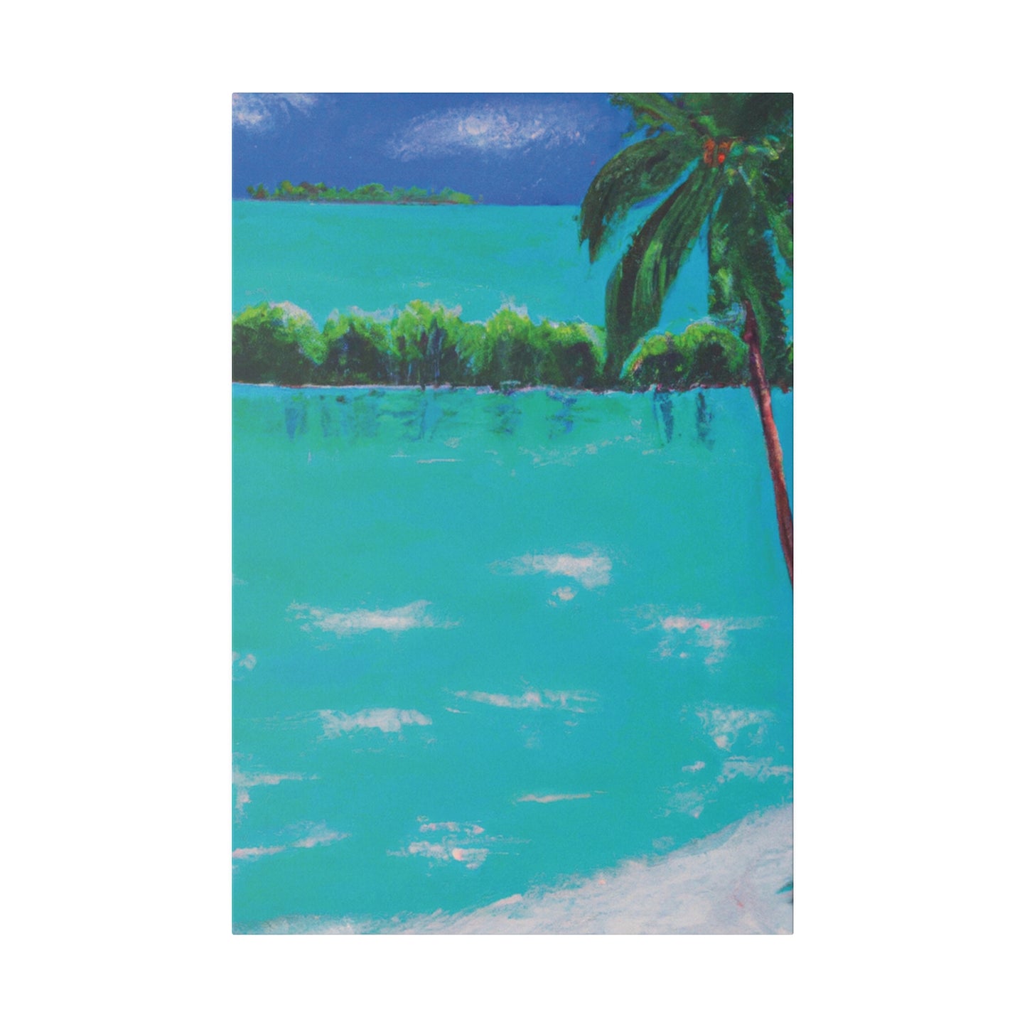 9108Q - Bahamas Ocean Painting Print | Bahamas | Ocean | Beach | Poster | Home Decor | Wall Art | Canvas