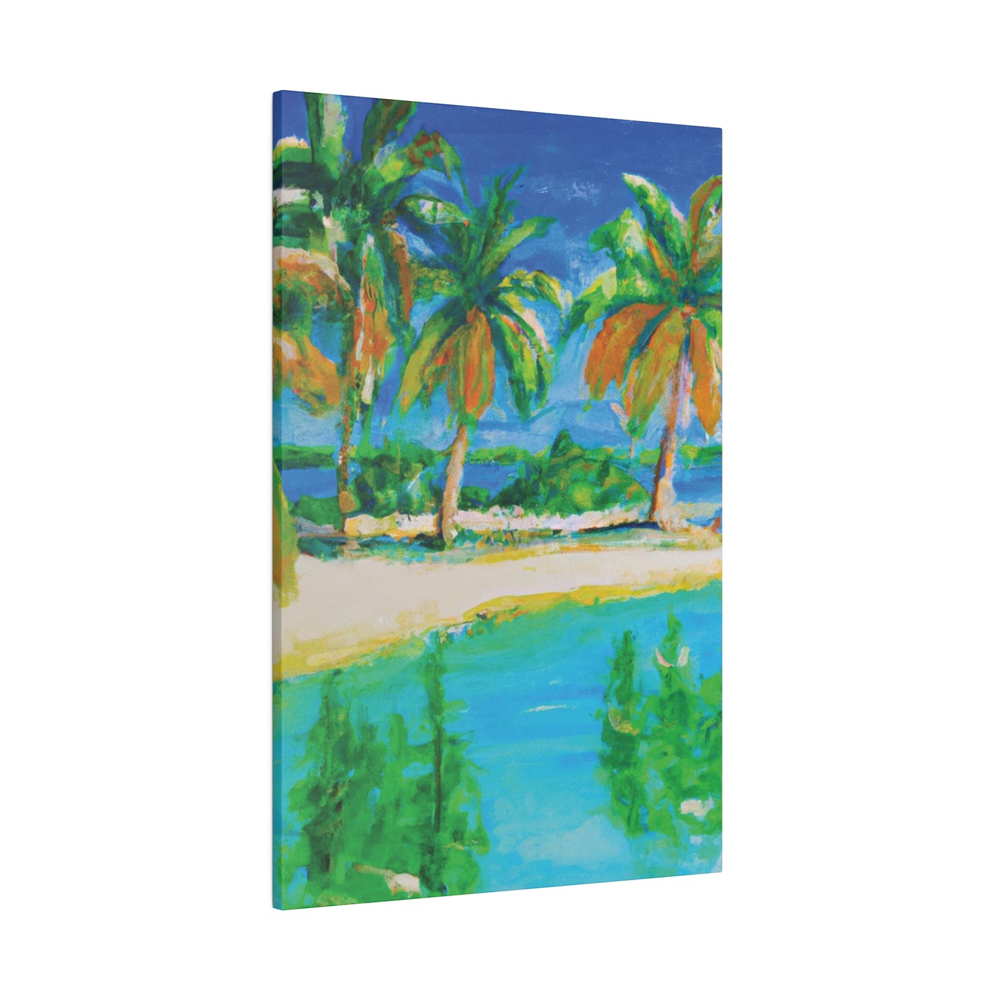 8576A - Bahamas Ocean Painting Print | Bahamas | Ocean | Beach | Poster | Home Decor | Wall Art | Canvas