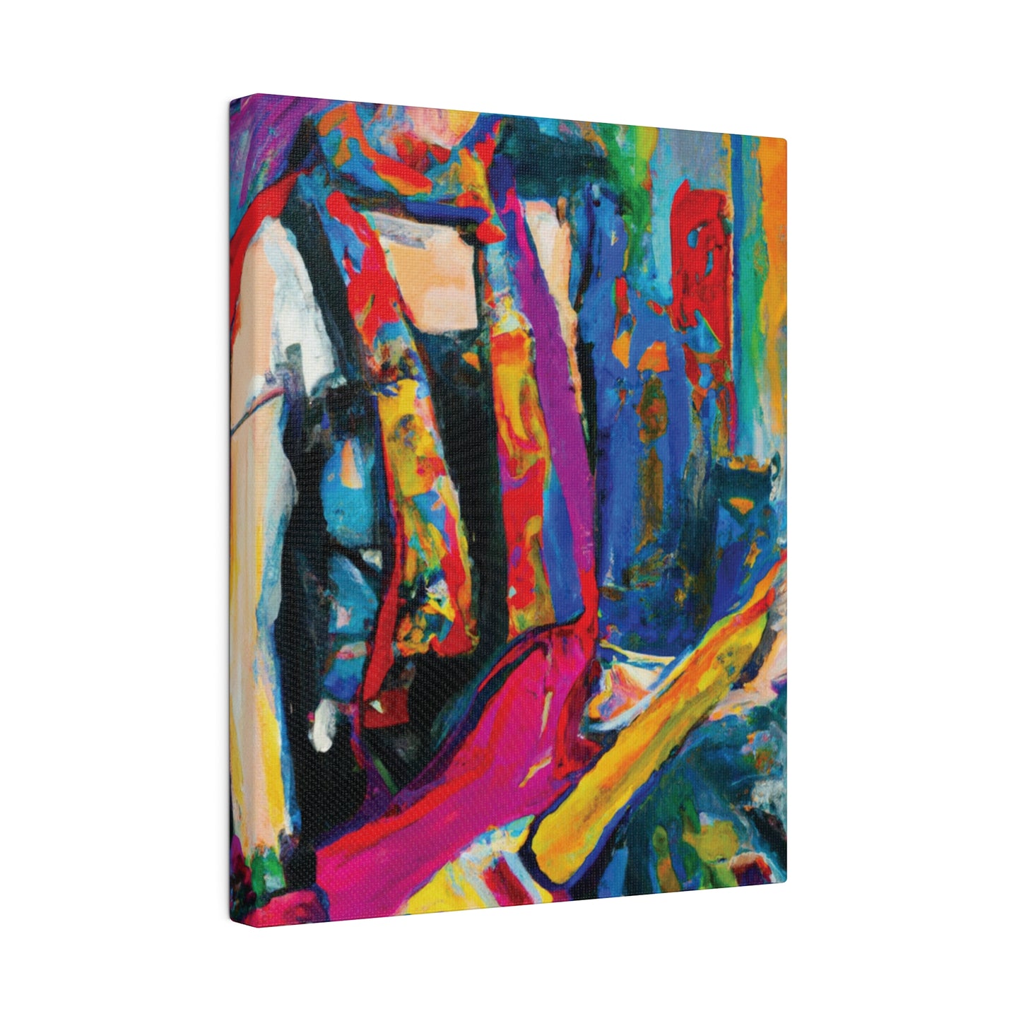 9798G - Rockstar Oil Painting Style Print | Poster | Home Decor | Wall Art | Music Art | Canvas
