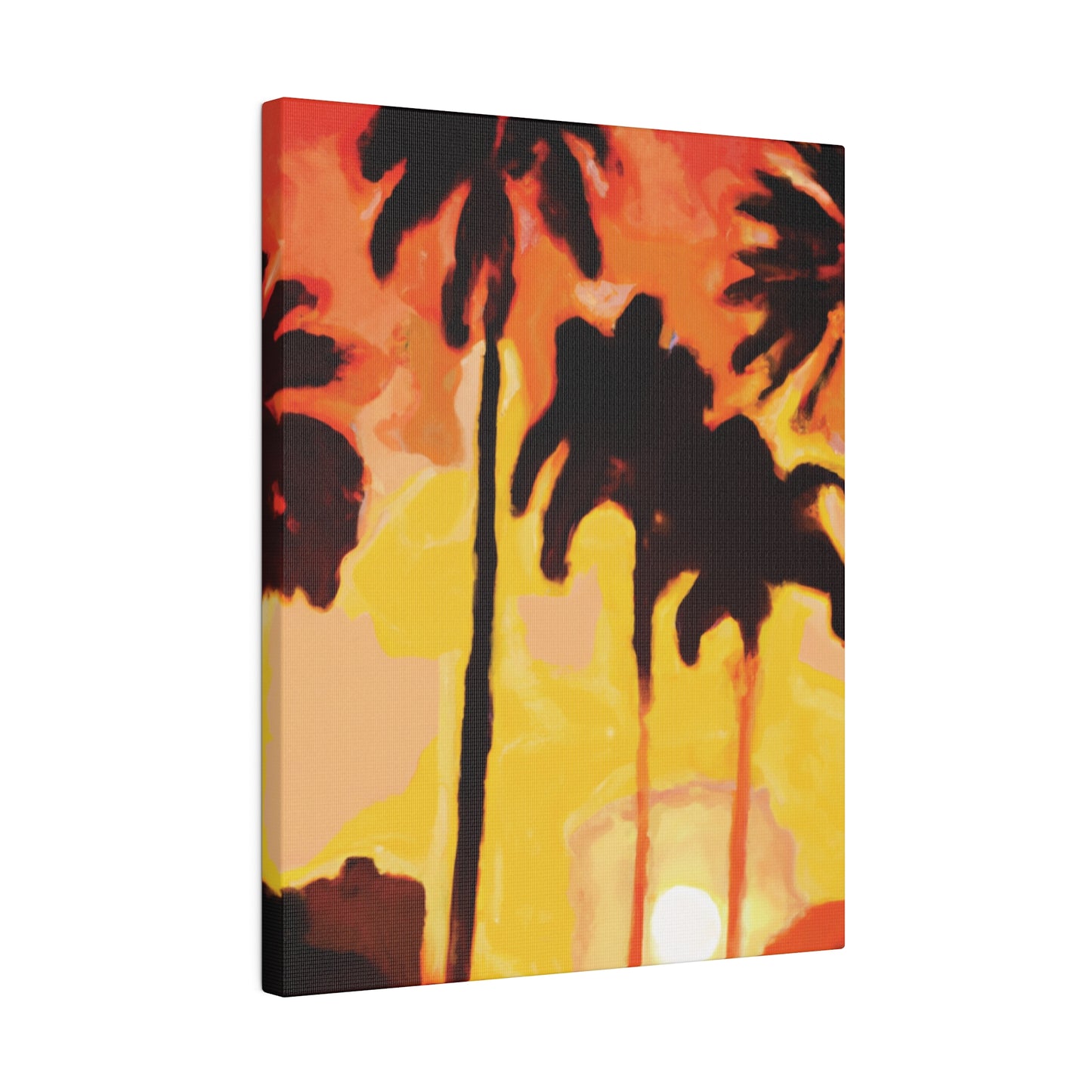 3259B - Miami Beach Sunset Painting Print | Miami | Beach | Sunset | Poster | Home Decor | Wall Art | Canvas
