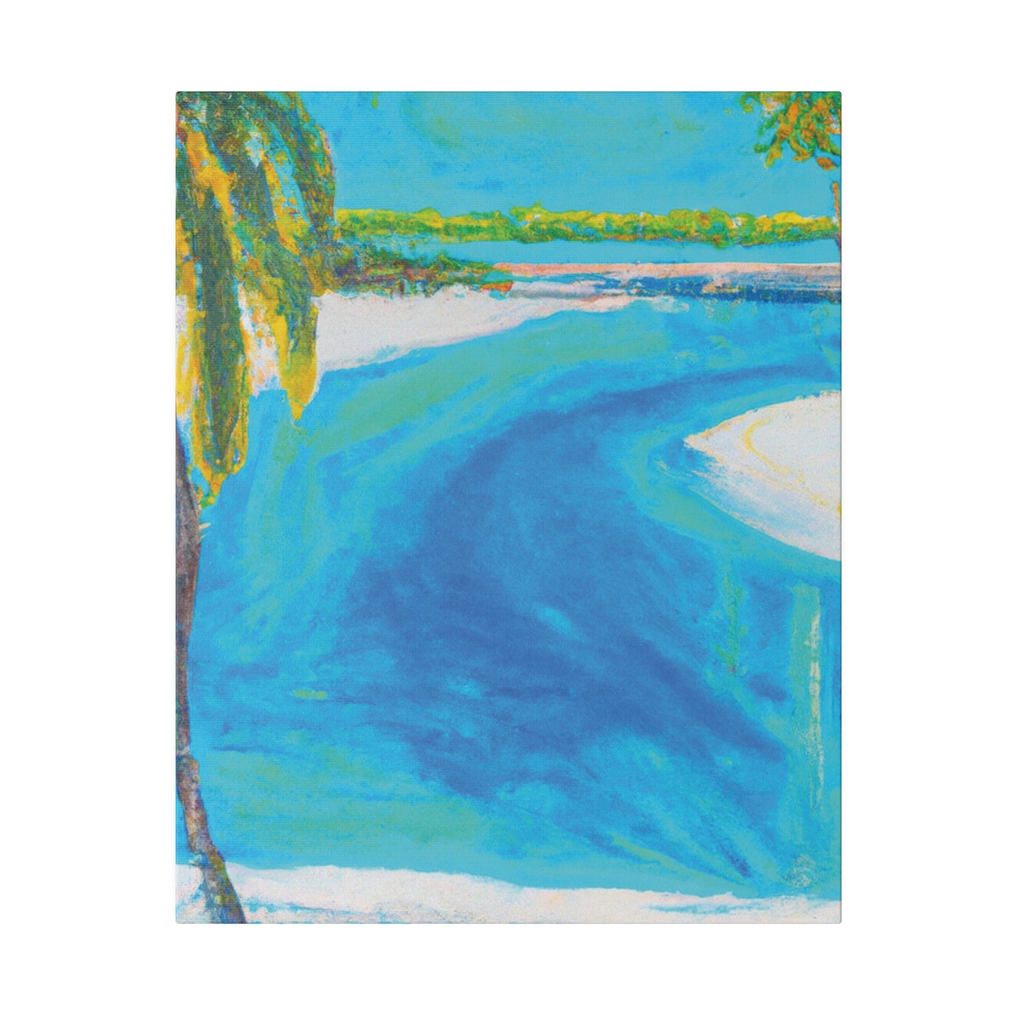 9106H - Bahamas Ocean Painting Print | Bahamas | Ocean | Beach | Poster | Home Decor | Wall Art | Canvas