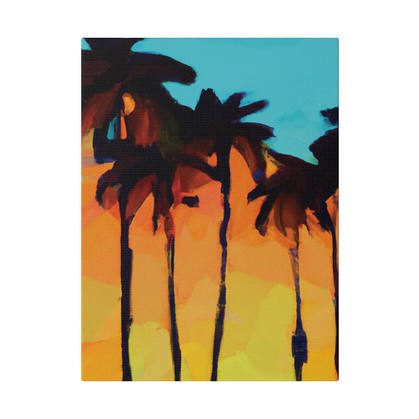 3606O - Miami Beach Sunset Painting Print | Miami | Beach | Sunset | Poster | Home Decor | Wall Art | Canvas