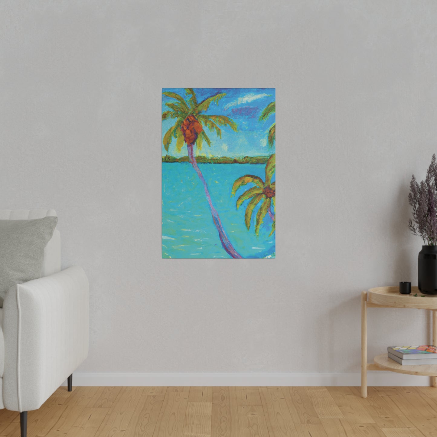 4676F - Bahamas Ocean Painting Print | Bahamas | Ocean | Beach | Poster | Home Decor | Wall Art | Canvas