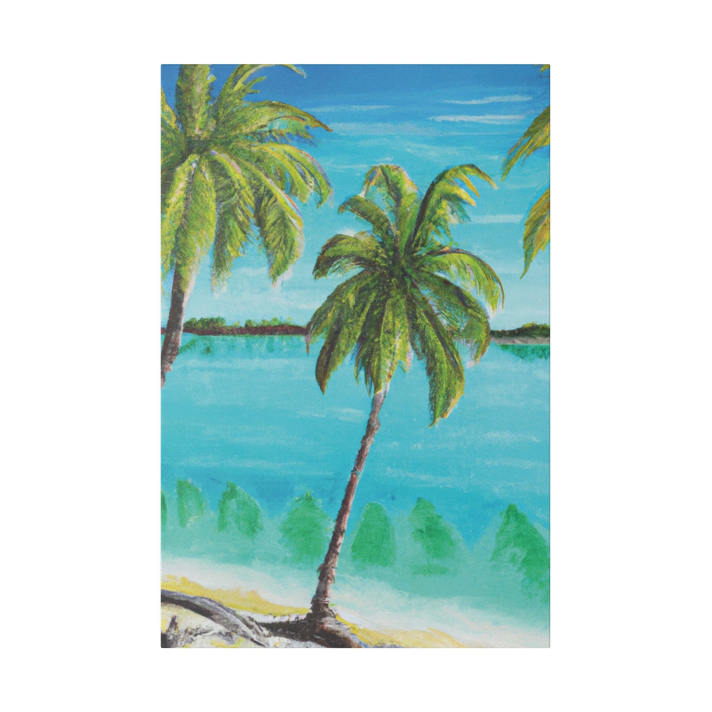 6598N - Bahamas Ocean Painting Print | Bahamas | Ocean | Beach | Poster | Home Decor | Wall Art | Canvas