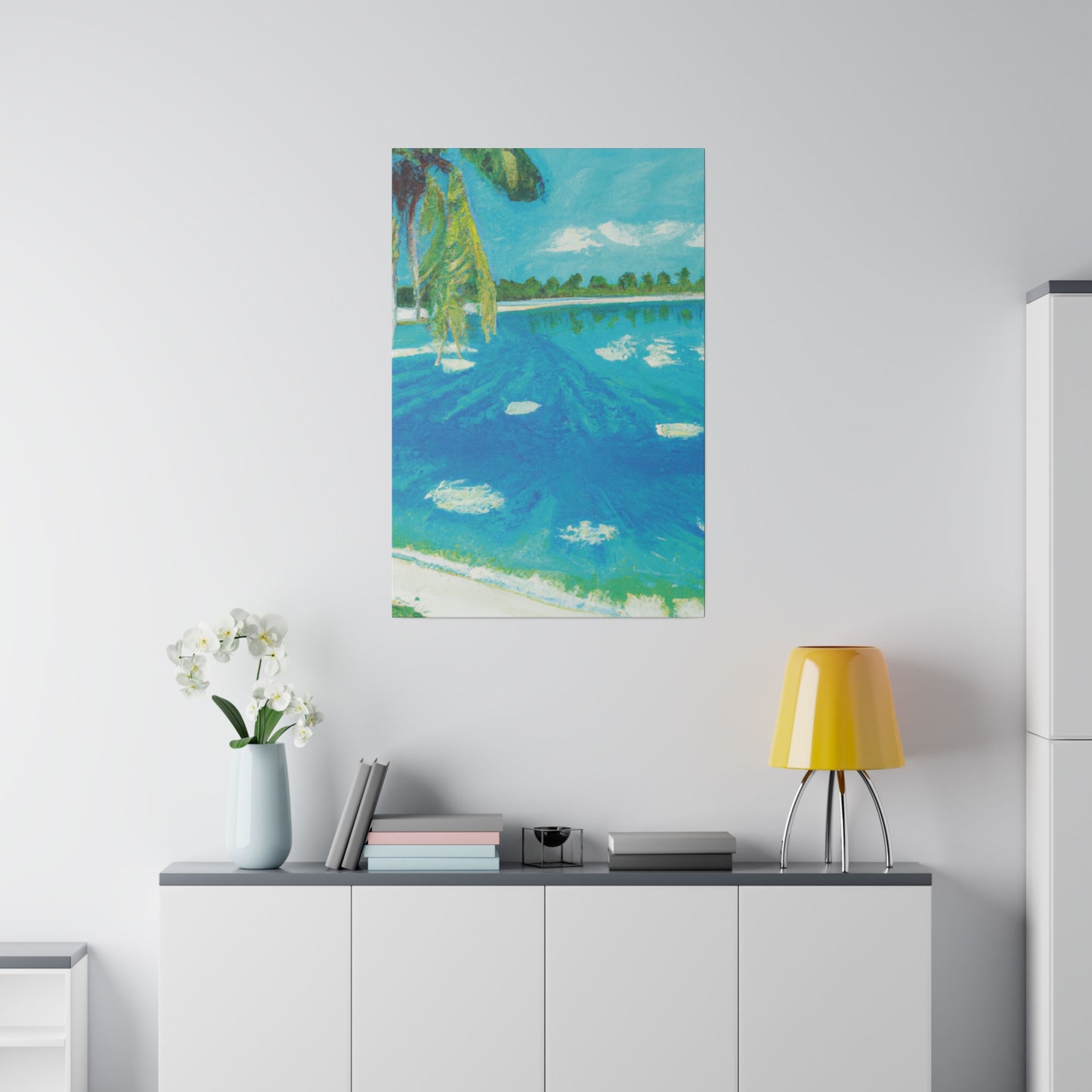 9365U - Bahamas Ocean Painting Print | Bahamas | Ocean | Beach | Poster | Home Decor | Wall Art | Canvas