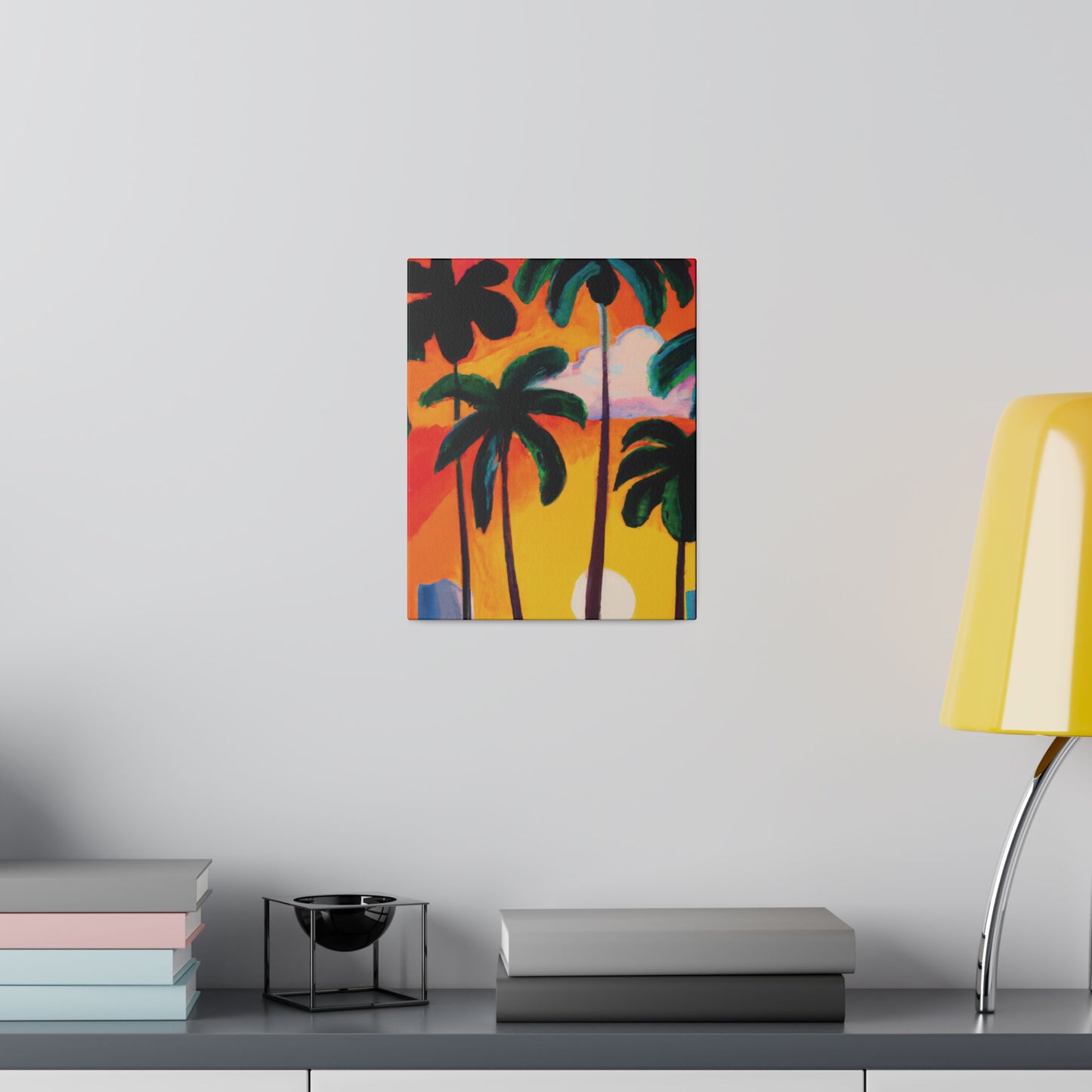 4327O - Miami Beach Sunset Painting Print | Miami | Beach | Sunset | Poster | Home Decor | Wall Art | Canvas