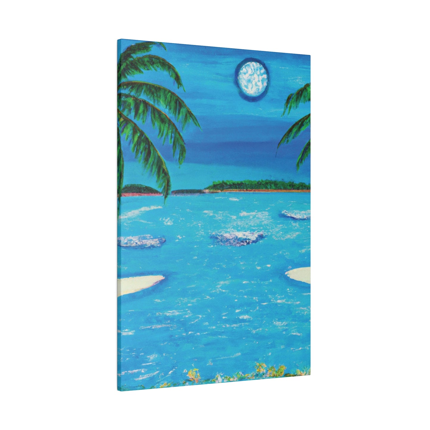 7239Z - Bahamas Ocean Painting Print | Bahamas | Ocean | Beach | Poster | Home Decor | Wall Art | Canvas