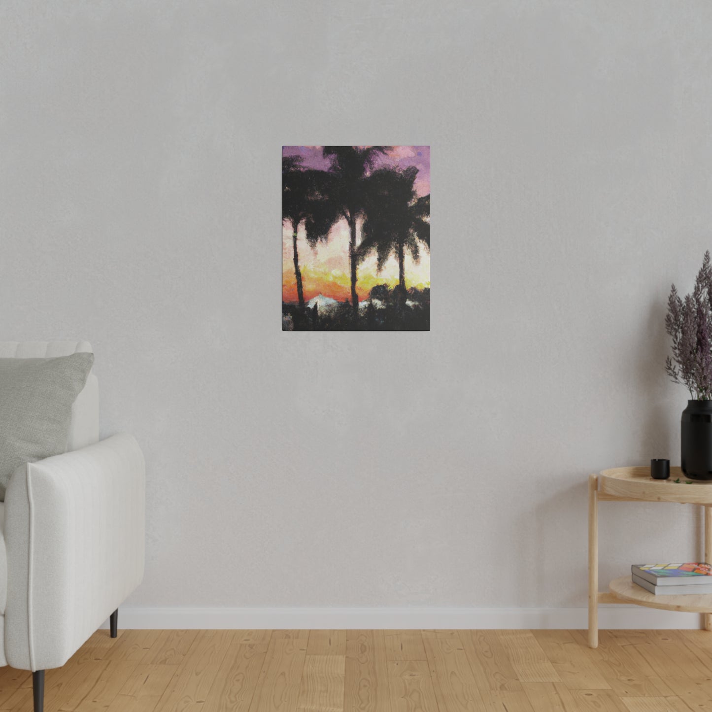 8185A - Miami Beach Sunset Painting Print | Miami | Beach | Sunset | Poster | Home Decor | Wall Art | Canvas