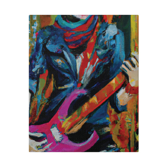 6226G - Rockstar Oil Painting Style Print | Poster | Home Decor | Wall Art | Music Art | Canvas